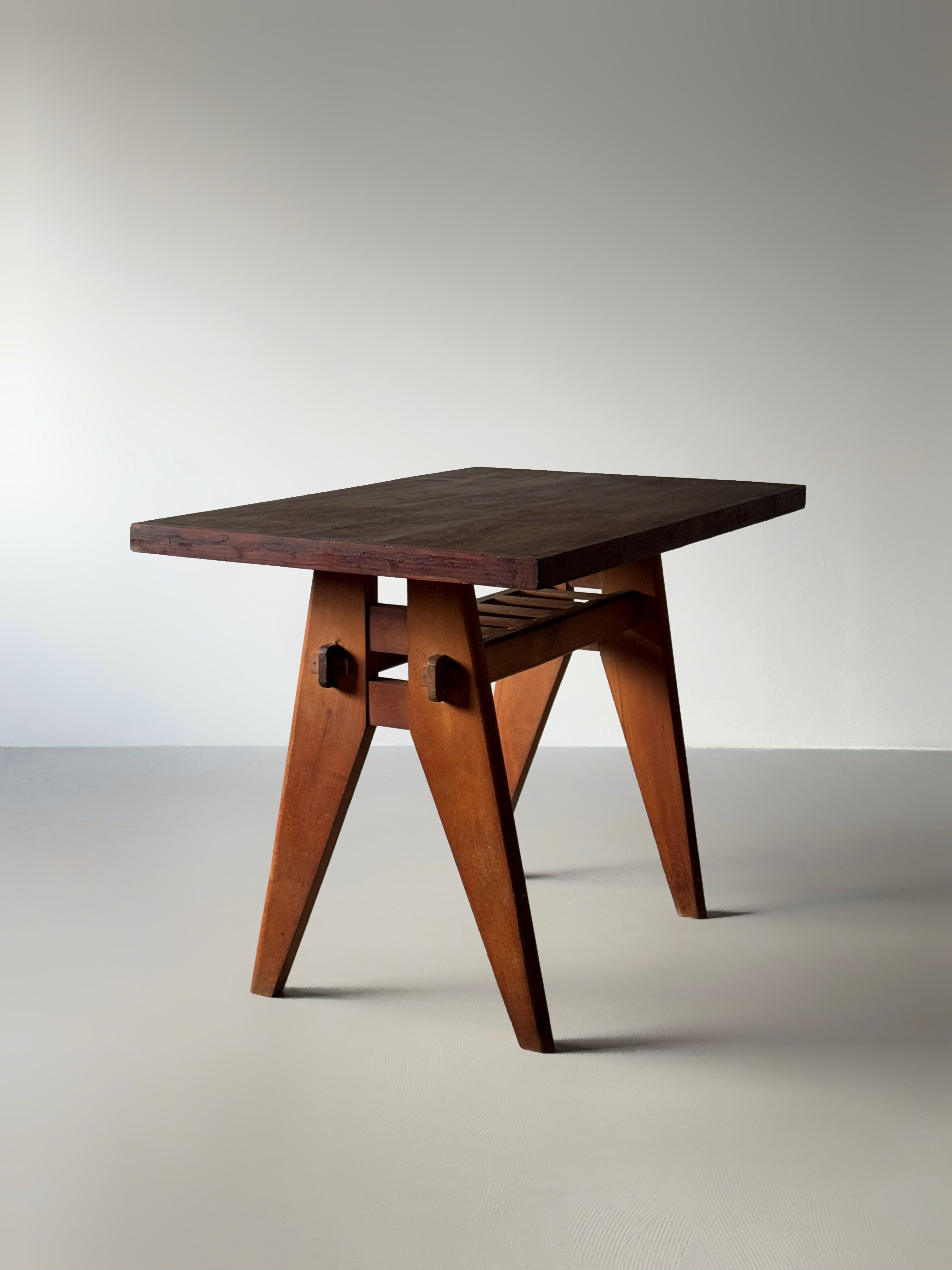 French Midcentury Cafeteria Table 1950