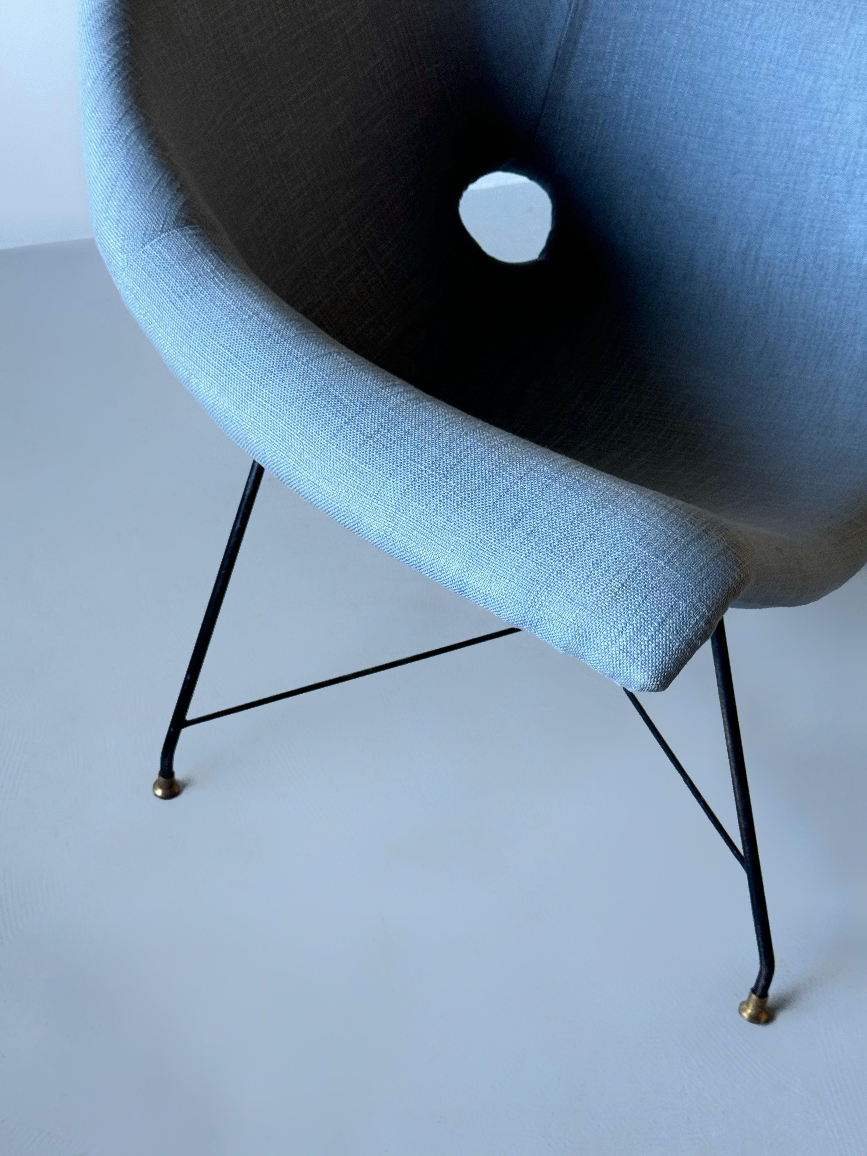 Lounge chair by Augusto Bozzi for Saporiti 1950s