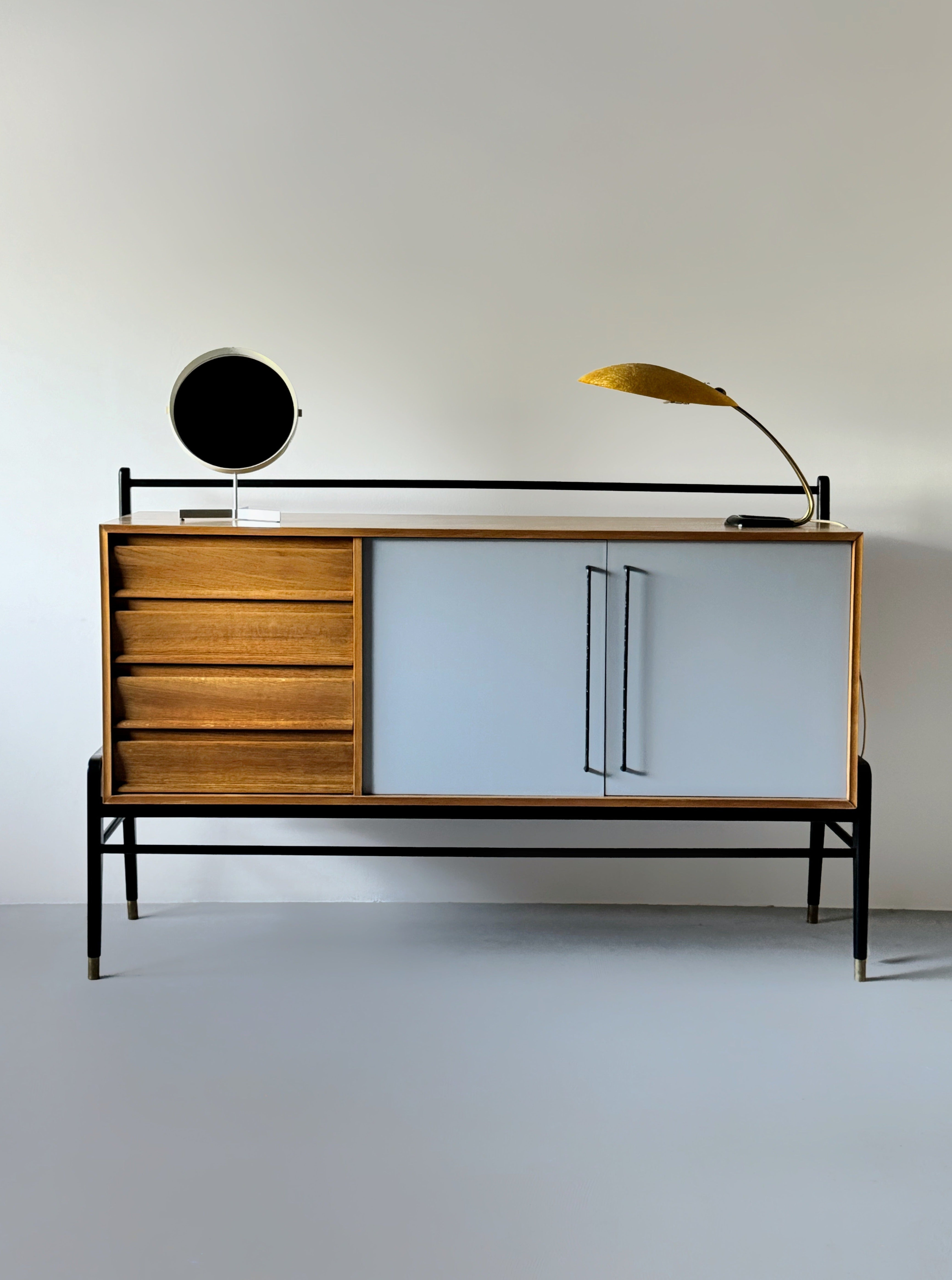 Cabinet in oak, Belgium 1960s