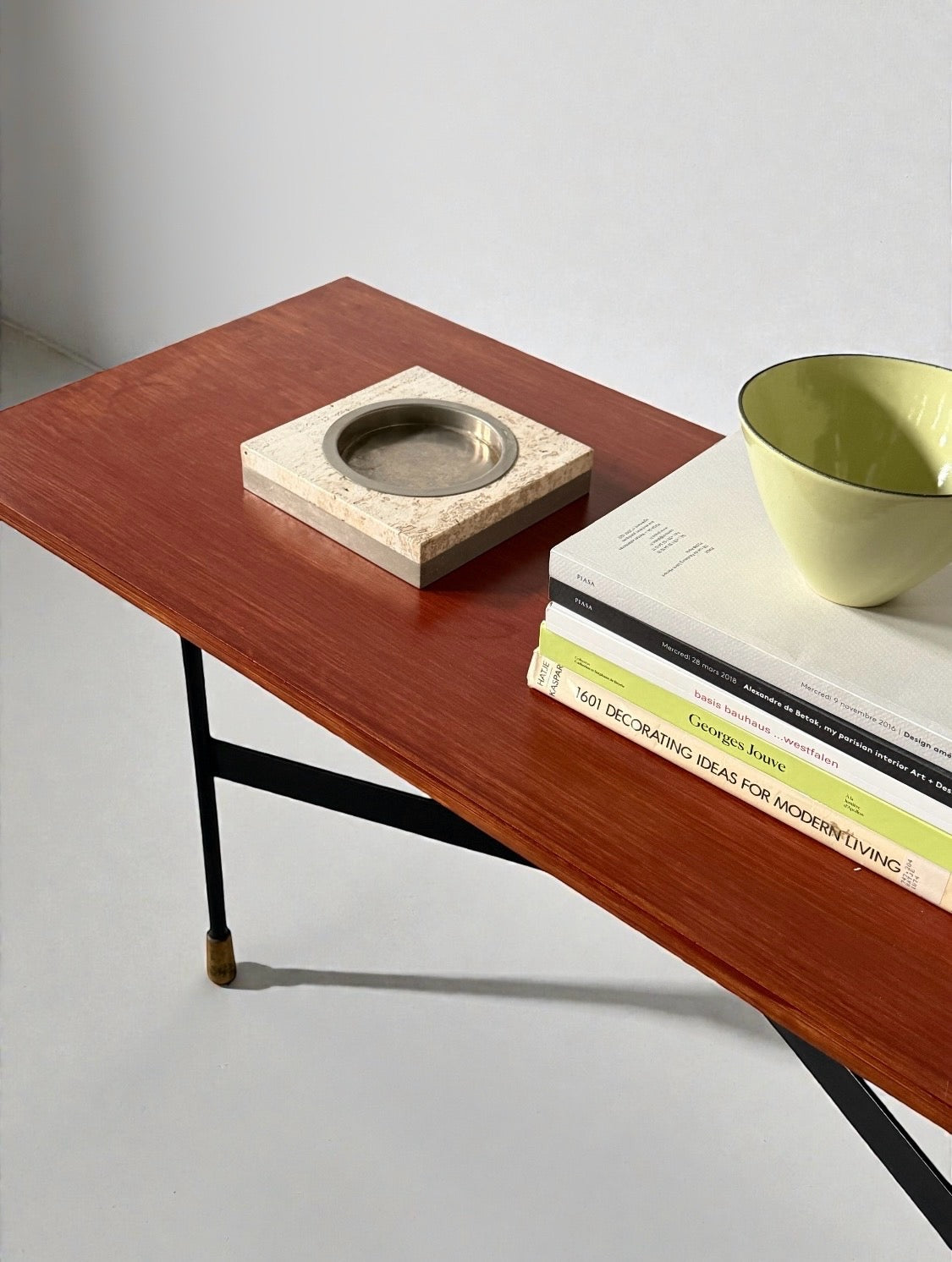 Midcentury Travertine Ashtray or Vide-Poche by Fratelli Mannelli, Italy 1970s