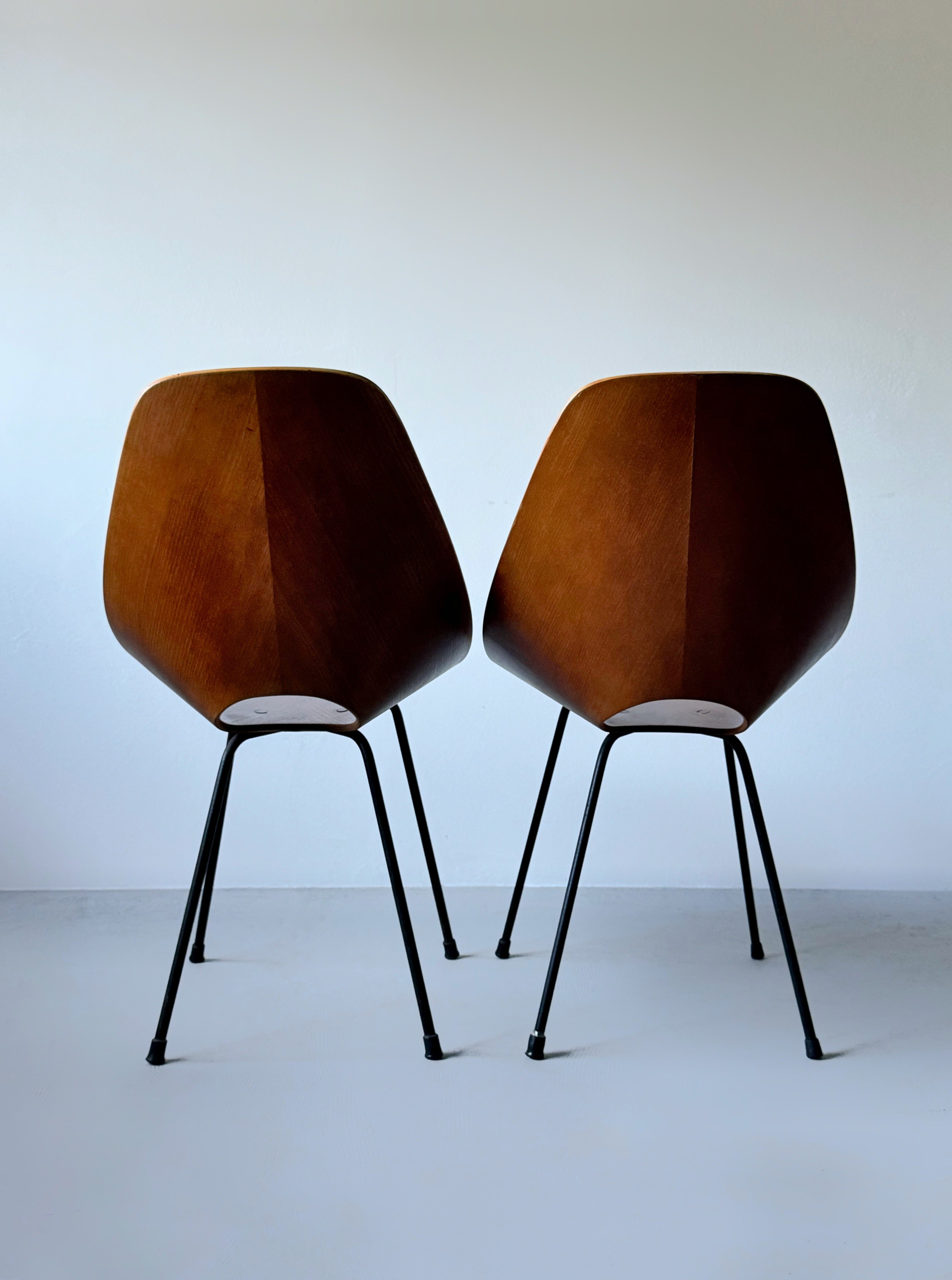 Medea Plywood Side Chairs by Vittorio Nobili, Italy