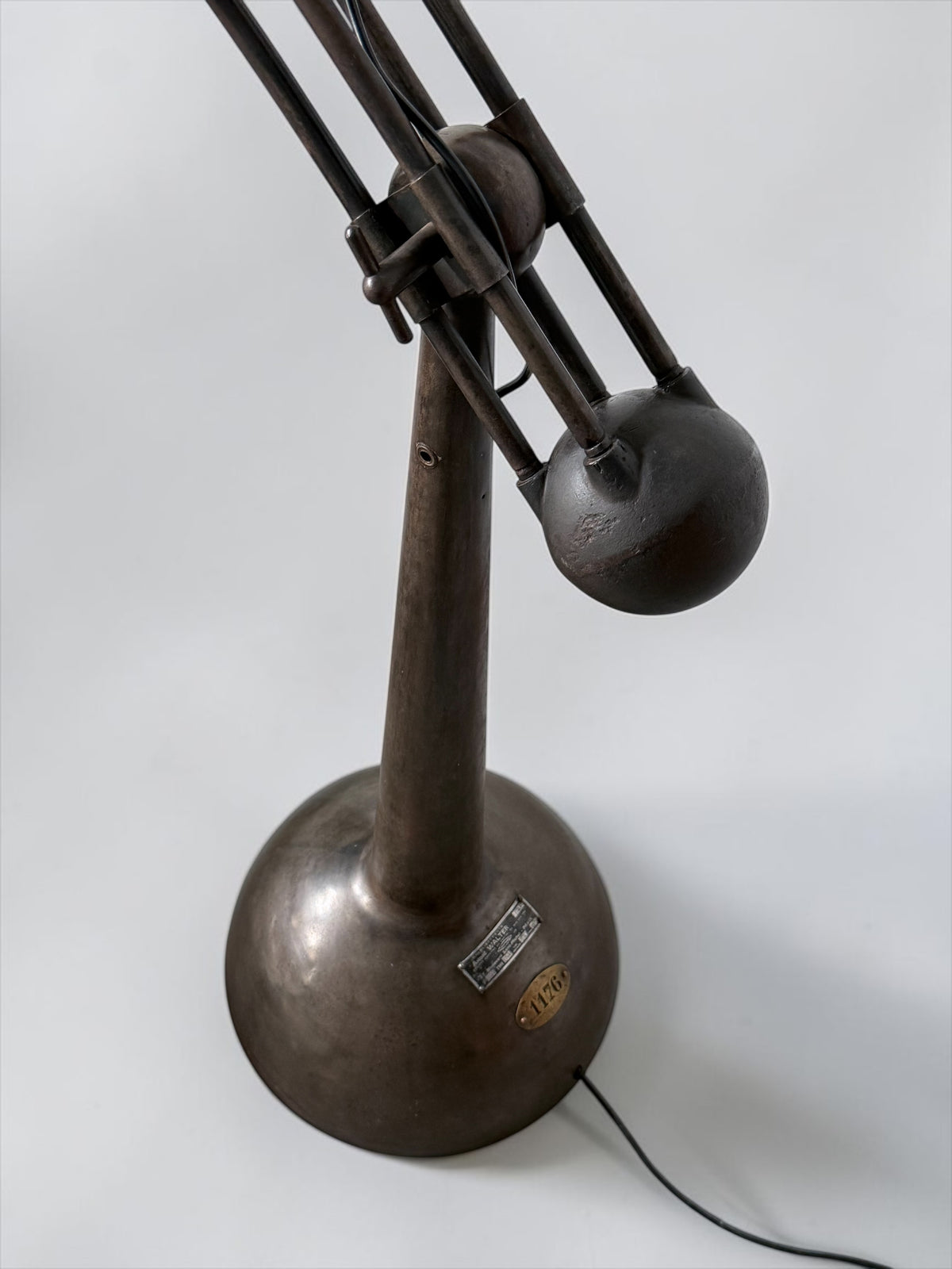 Large Medical Floor Lamp by André Walter, France 1930s–1940s