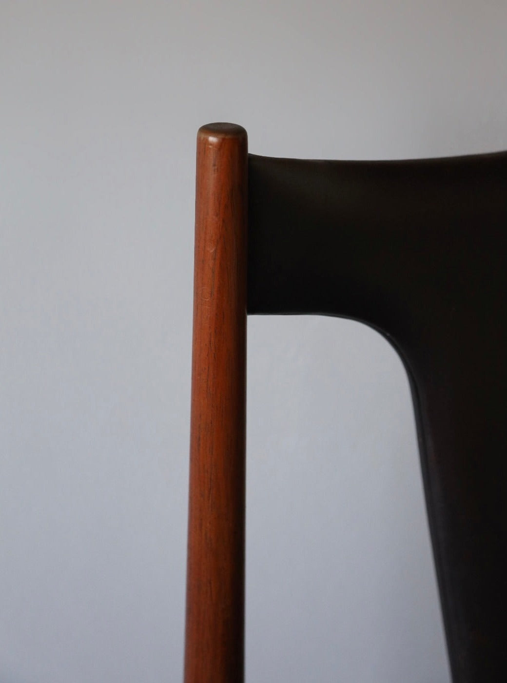 High backed side chair in rosewood by Helge Sibast