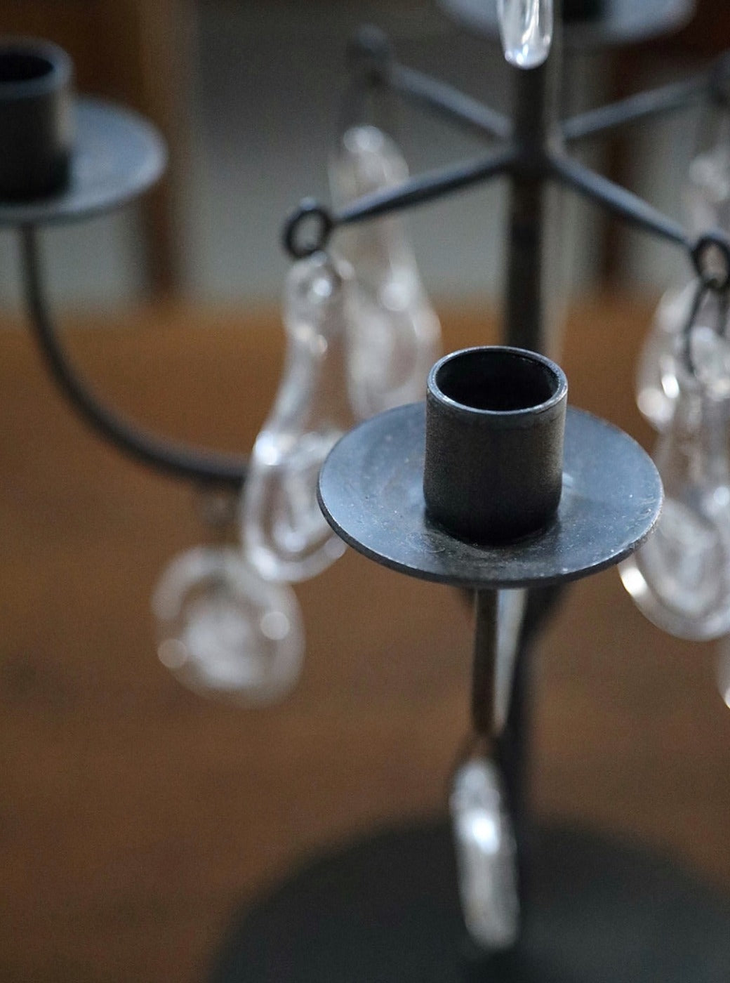 Rare Iron candelabra by Erik Höglund