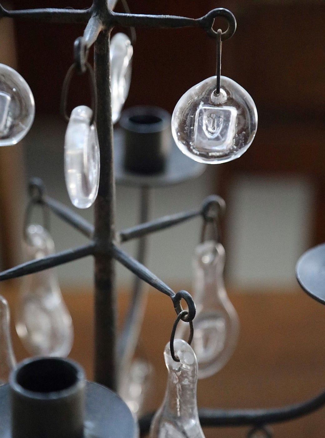 Rare Iron candelabra by Erik Höglund