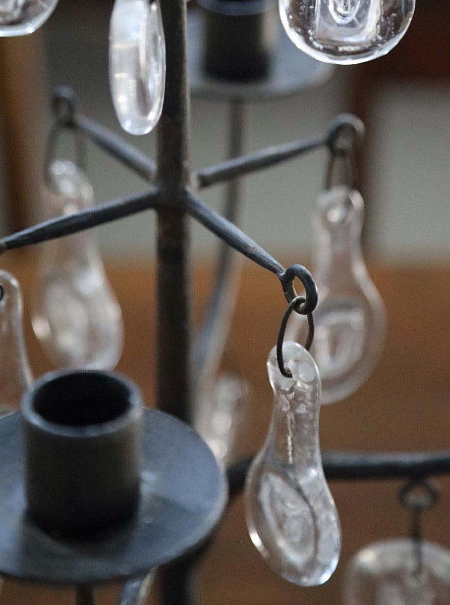 Rare Iron candelabra by Erik Höglund