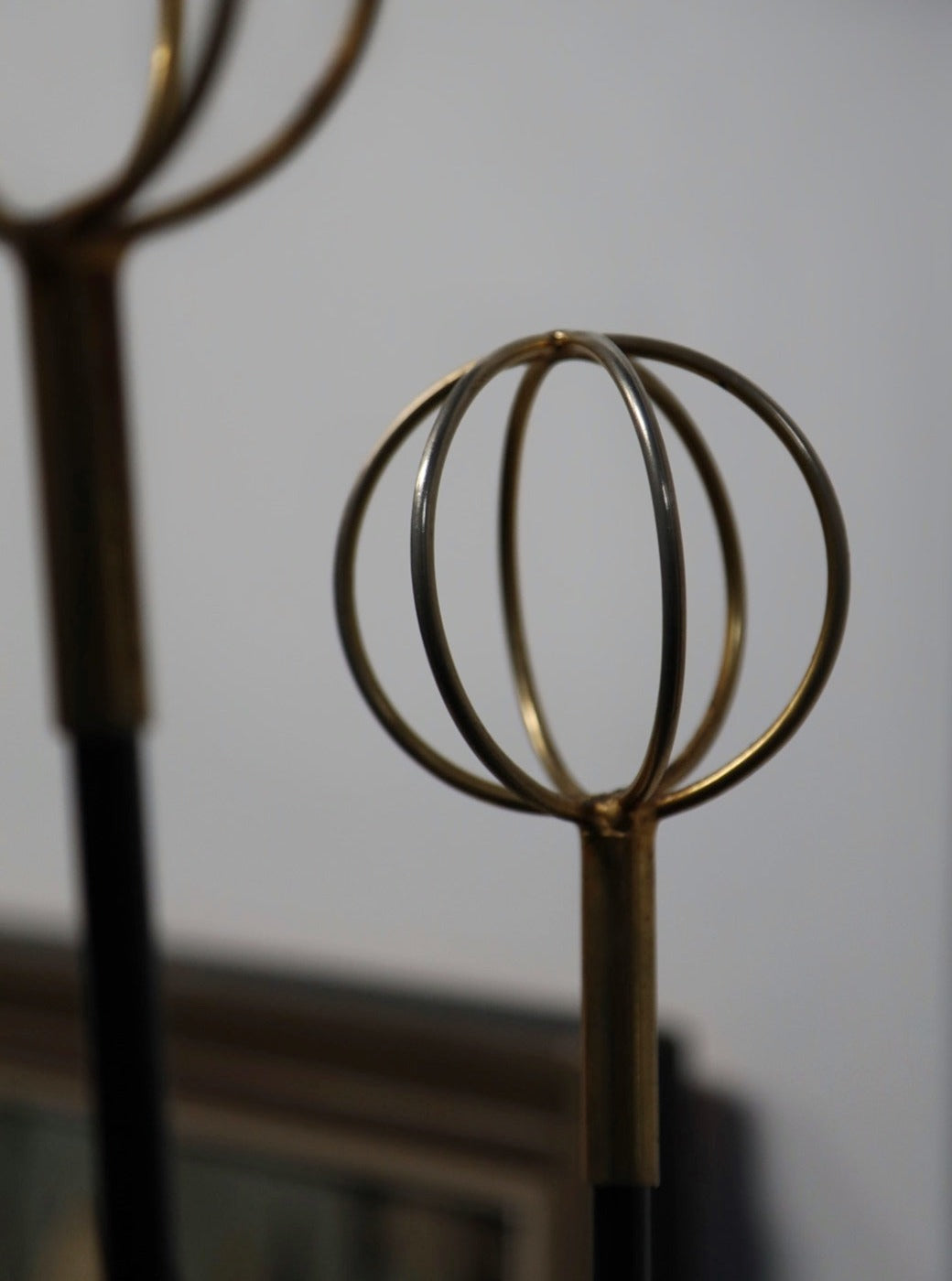 Iron & Nickel Coat Hat Rack by Roger Feraud