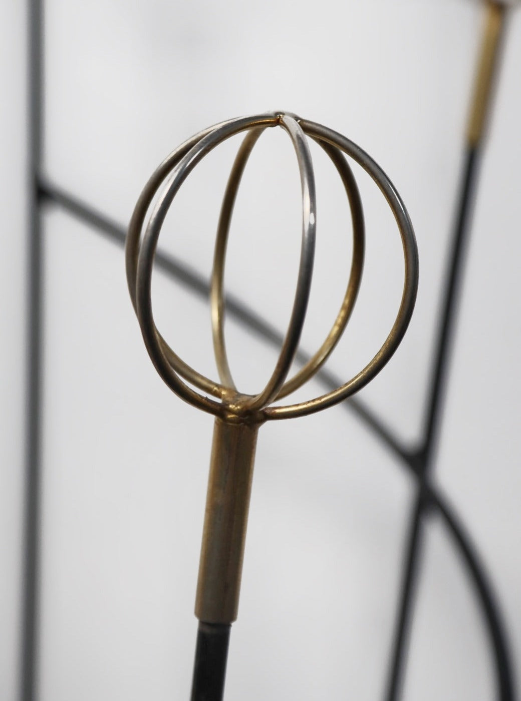 Iron & Nickel Coat Hat Rack by Roger Feraud