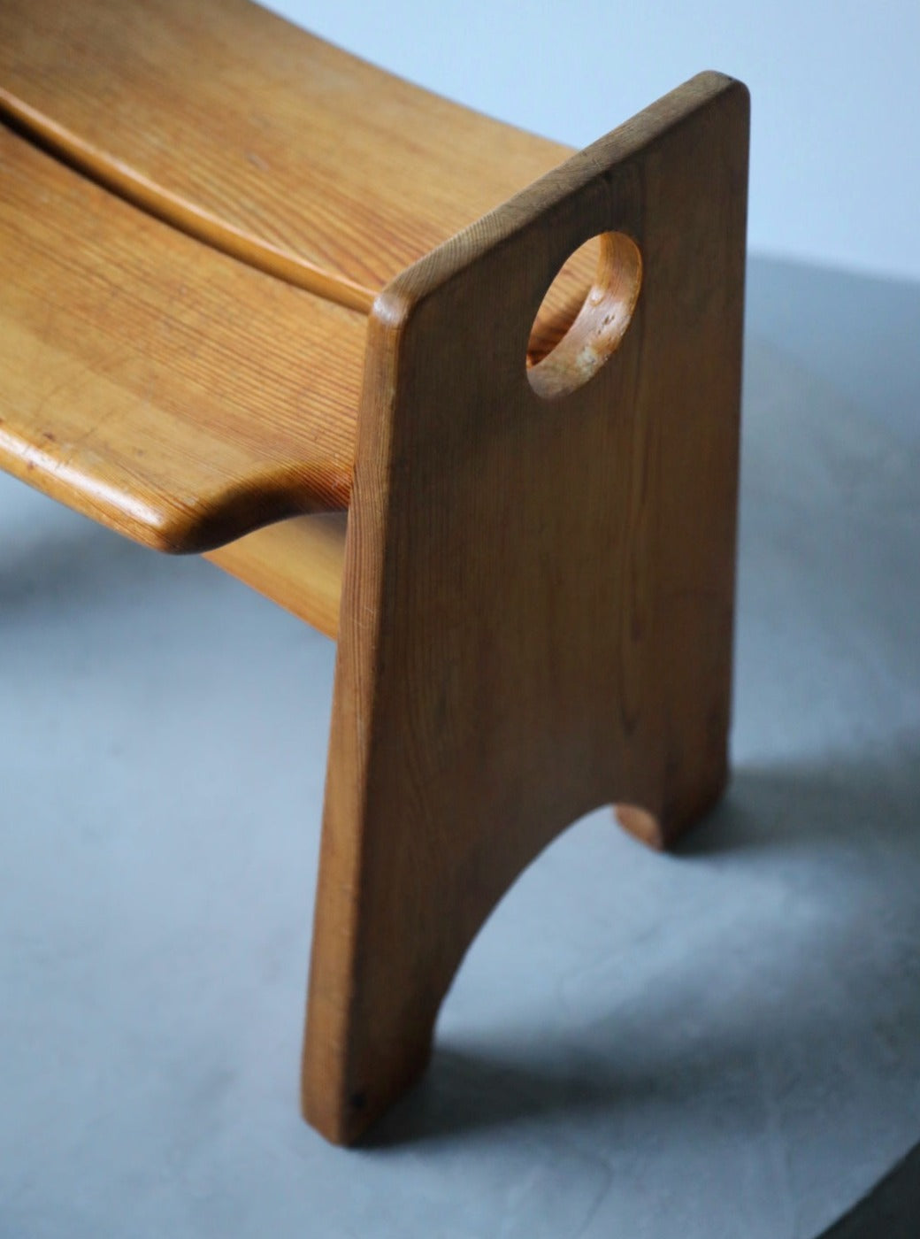 GILBERT MARKLUND WOODEN STOOL IN PINE