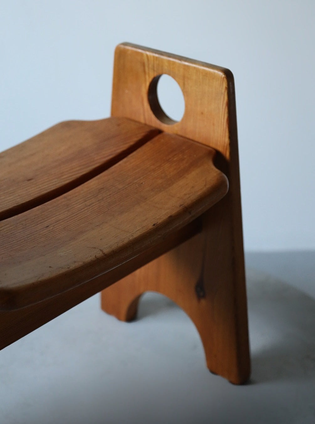 GILBERT MARKLUND WOODEN STOOL IN PINE