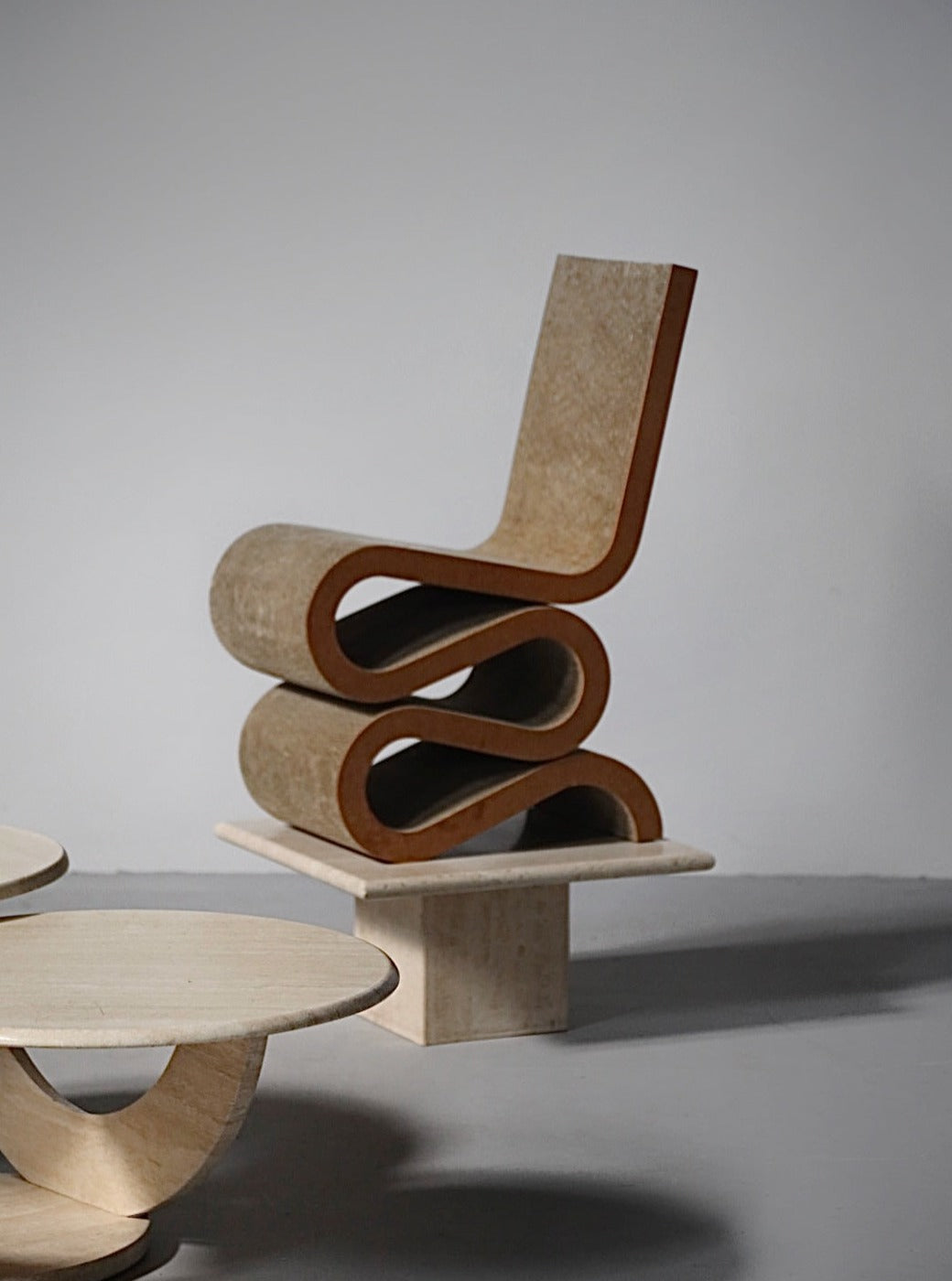 Vintage Wiggle Side Chair Designed by Frank Gehry for Vitra 1972