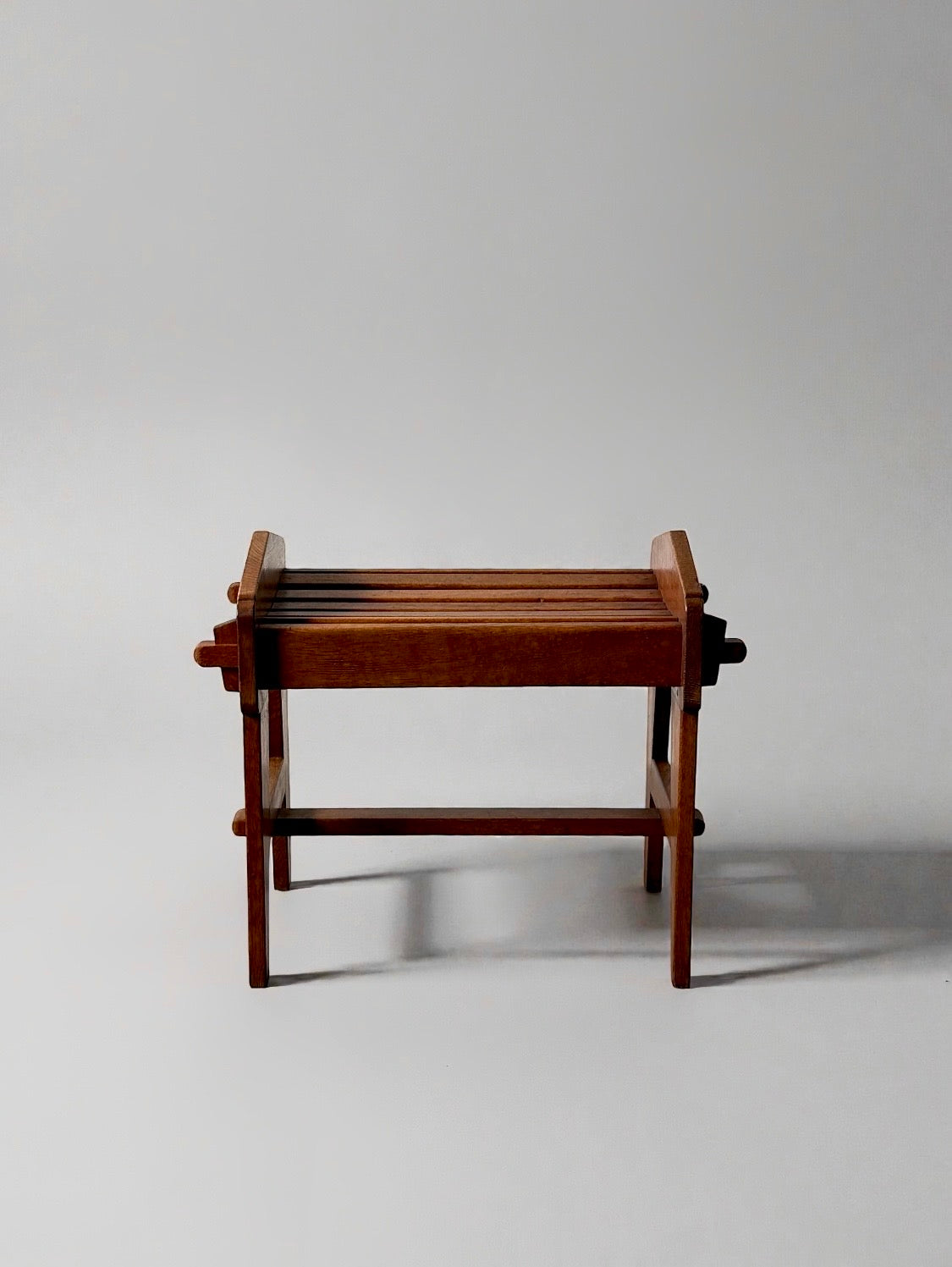 Arts and Crafts Stool, 1940s