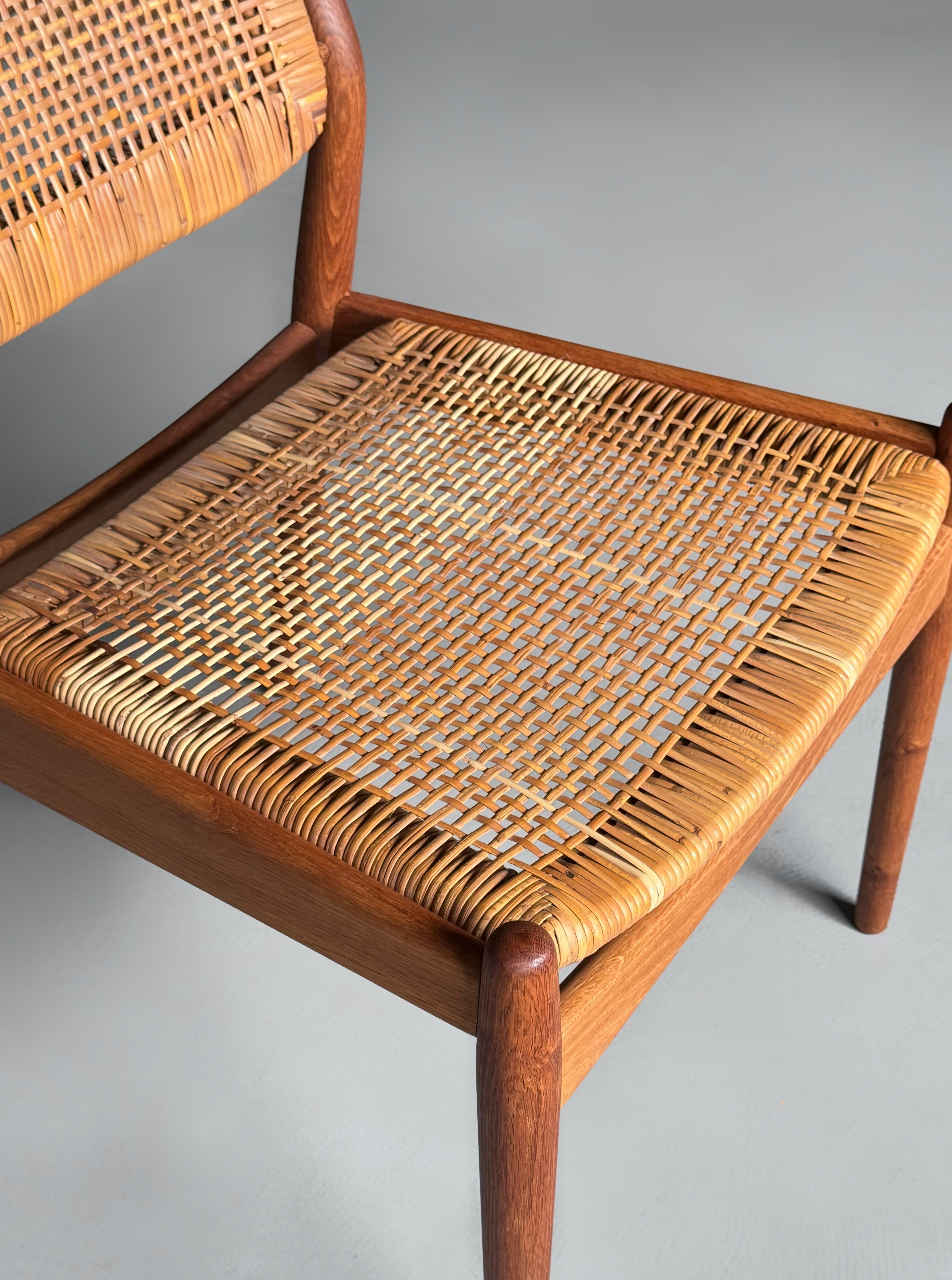 Model 51 chair oak & cane by Arne Vodder for Sibast Møbelfabrik