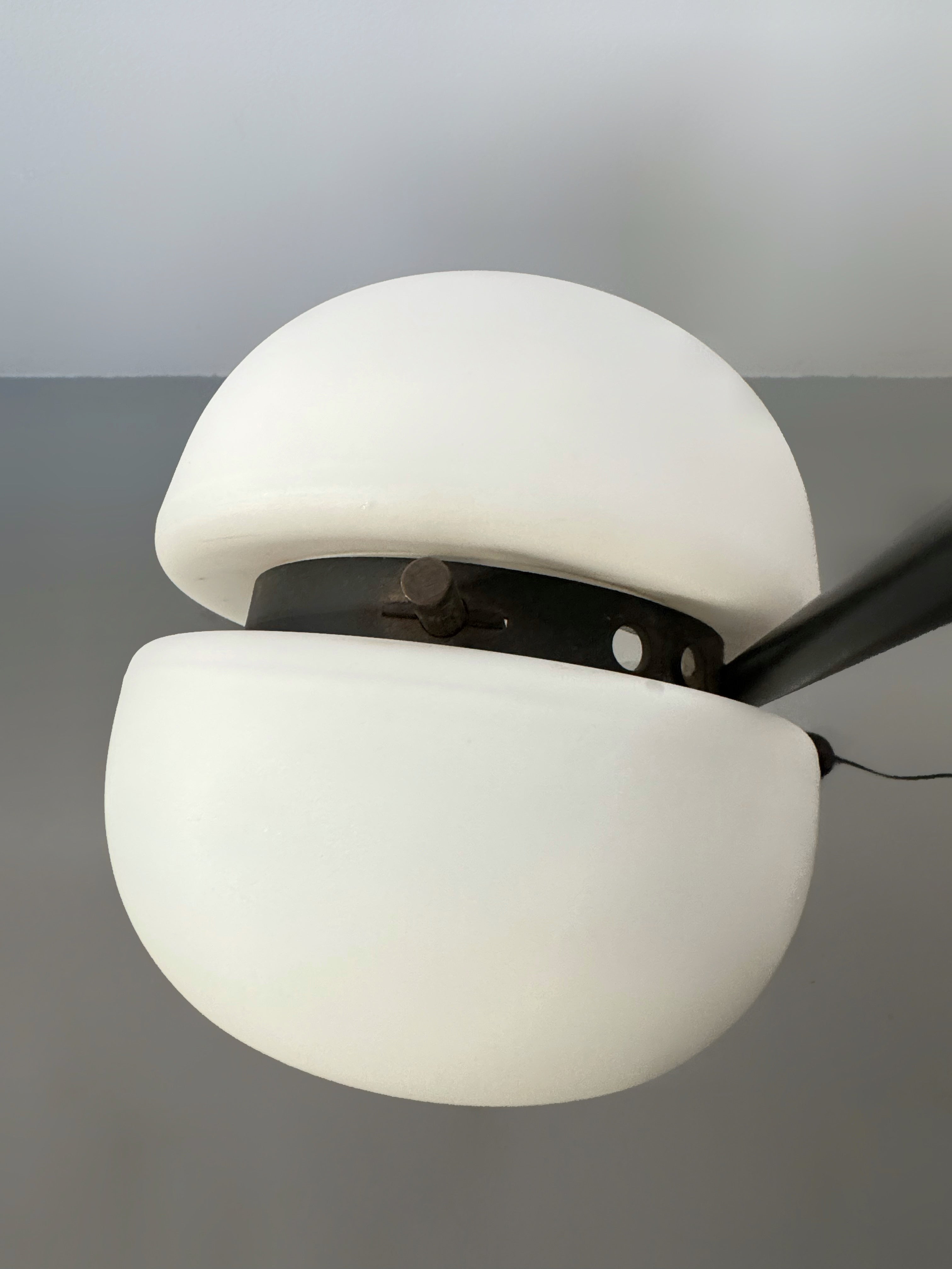 3 Globe Floor Lamp by Lunel, France 1950s