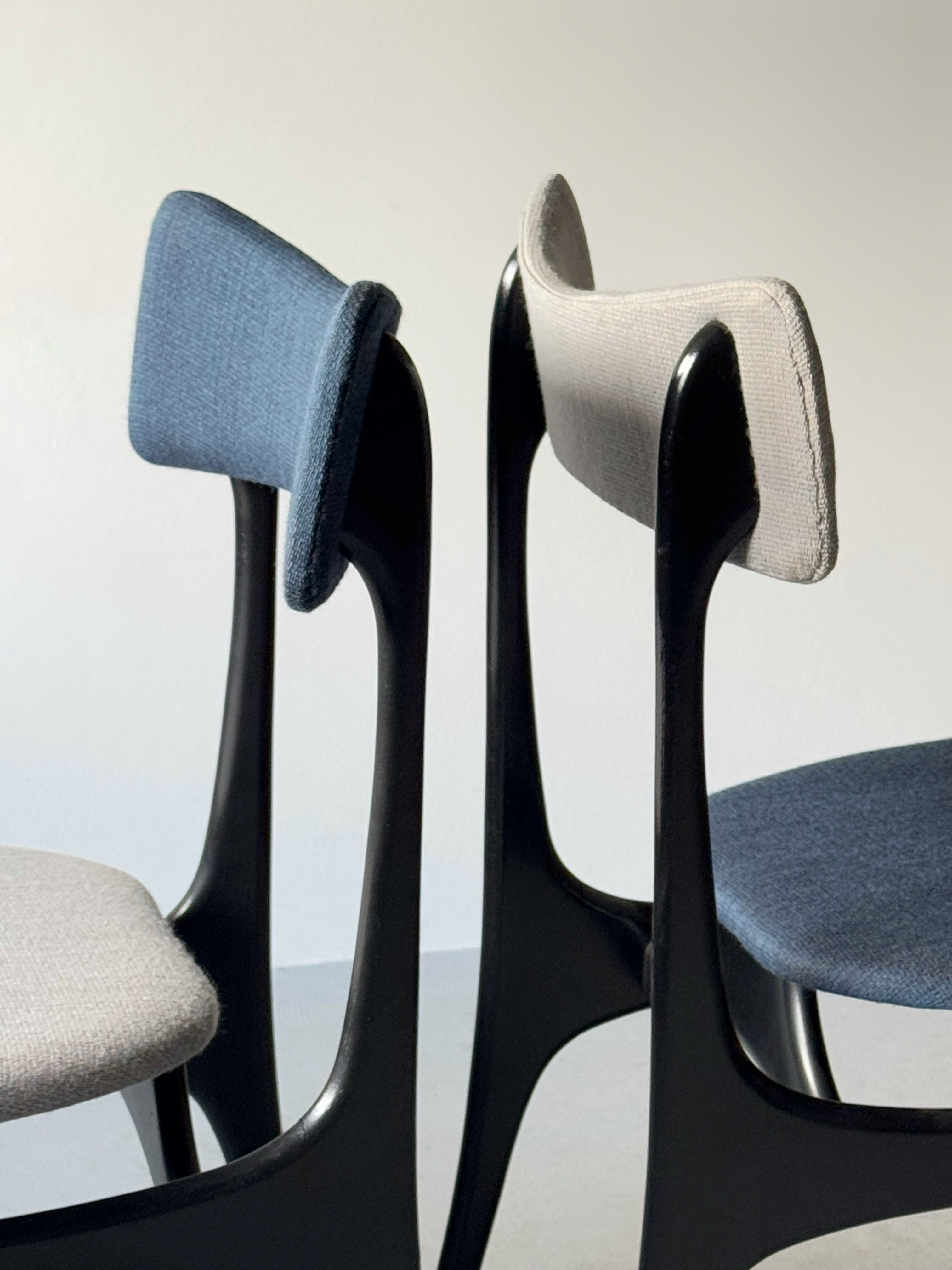 S3 dining chairs by Alfred Hendrickx for Belform, Belgium 1958