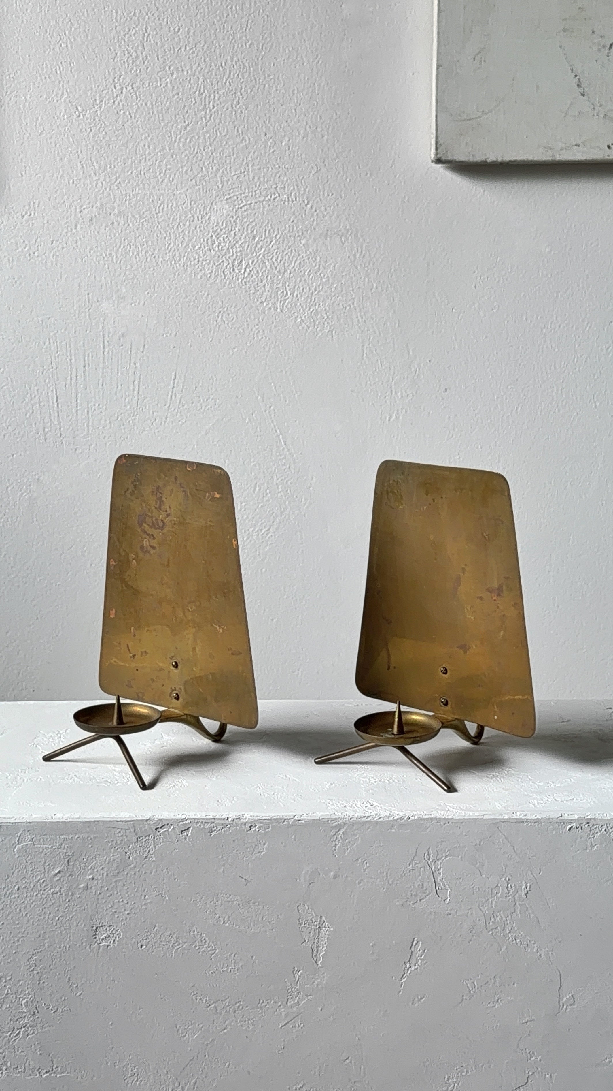 Pair of Candlesticks by Carl Auböck, Vienna 1950