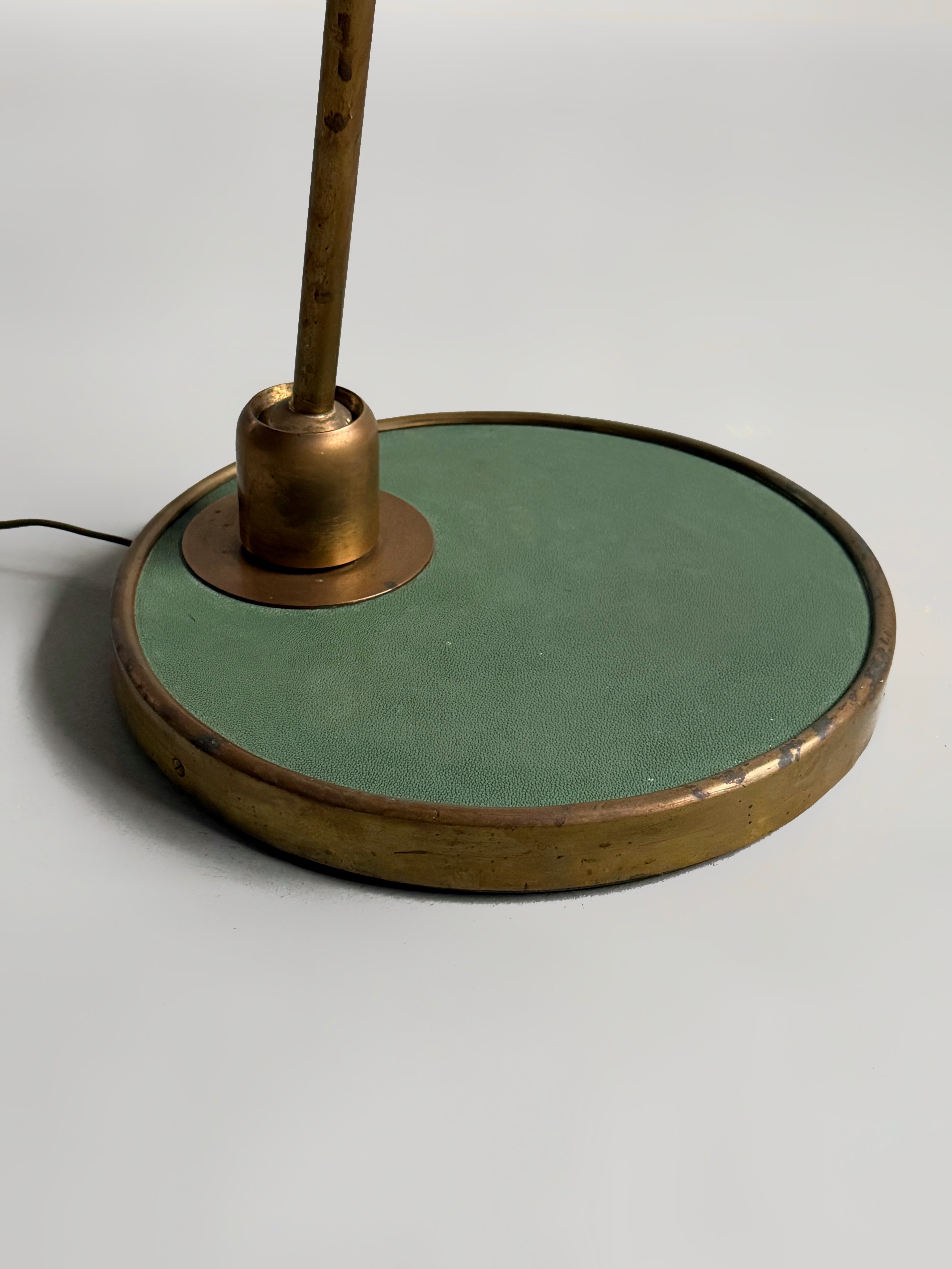 Maison Lunel Dual Conical Shade Floor Lamp, 1950s France