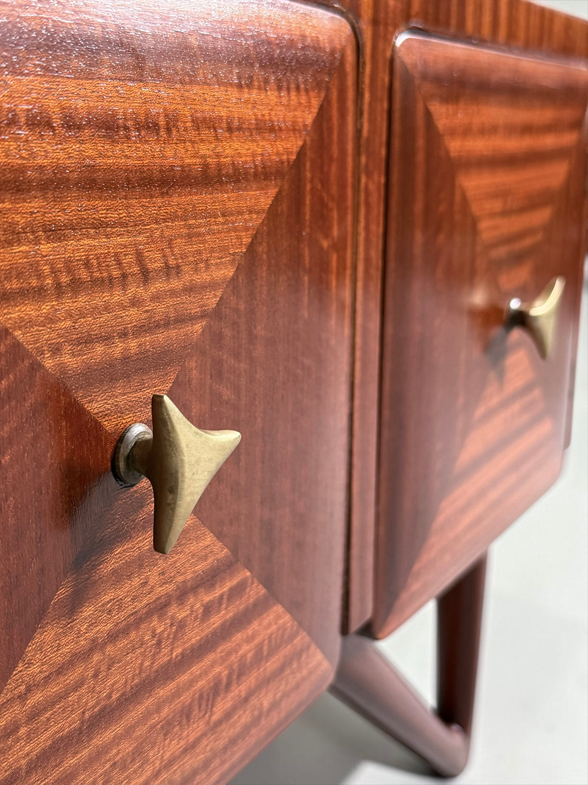 Pair of Italian Bedside Cabinets, Italy 1950s