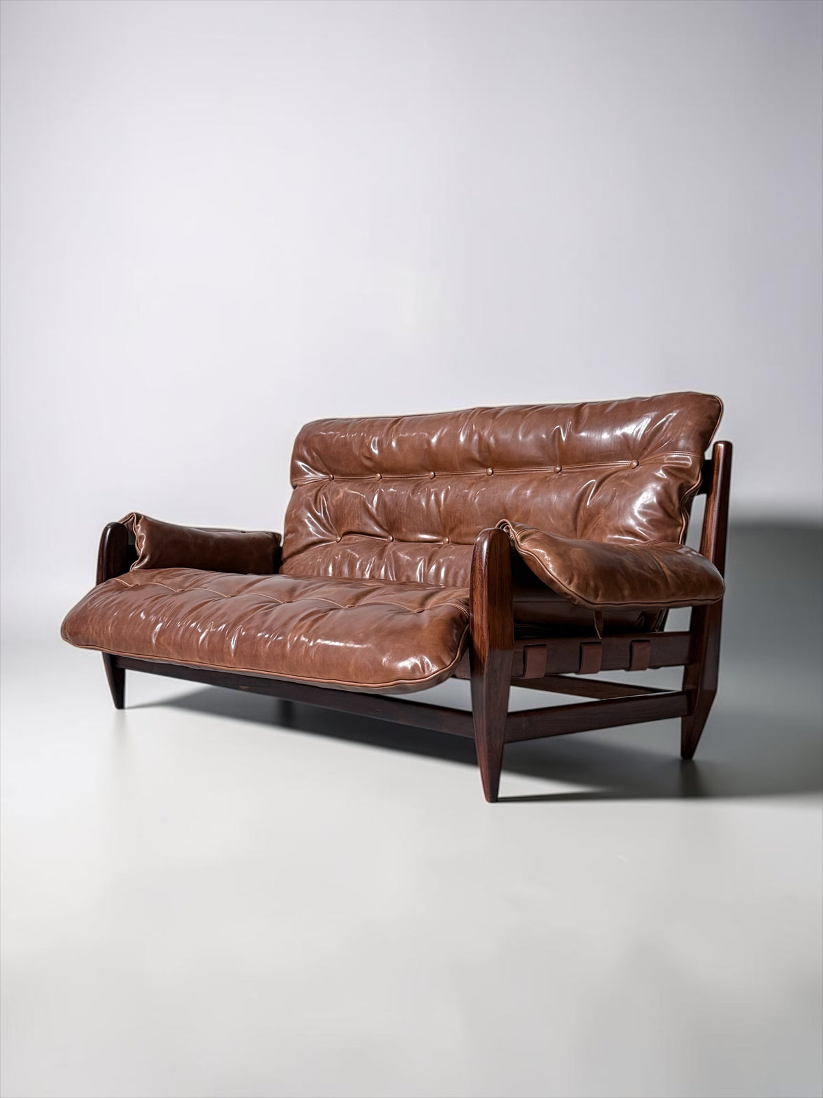 Rodeio Lounge Set by Jean Gillon for Italma Wood Art, Brazil, 1960s