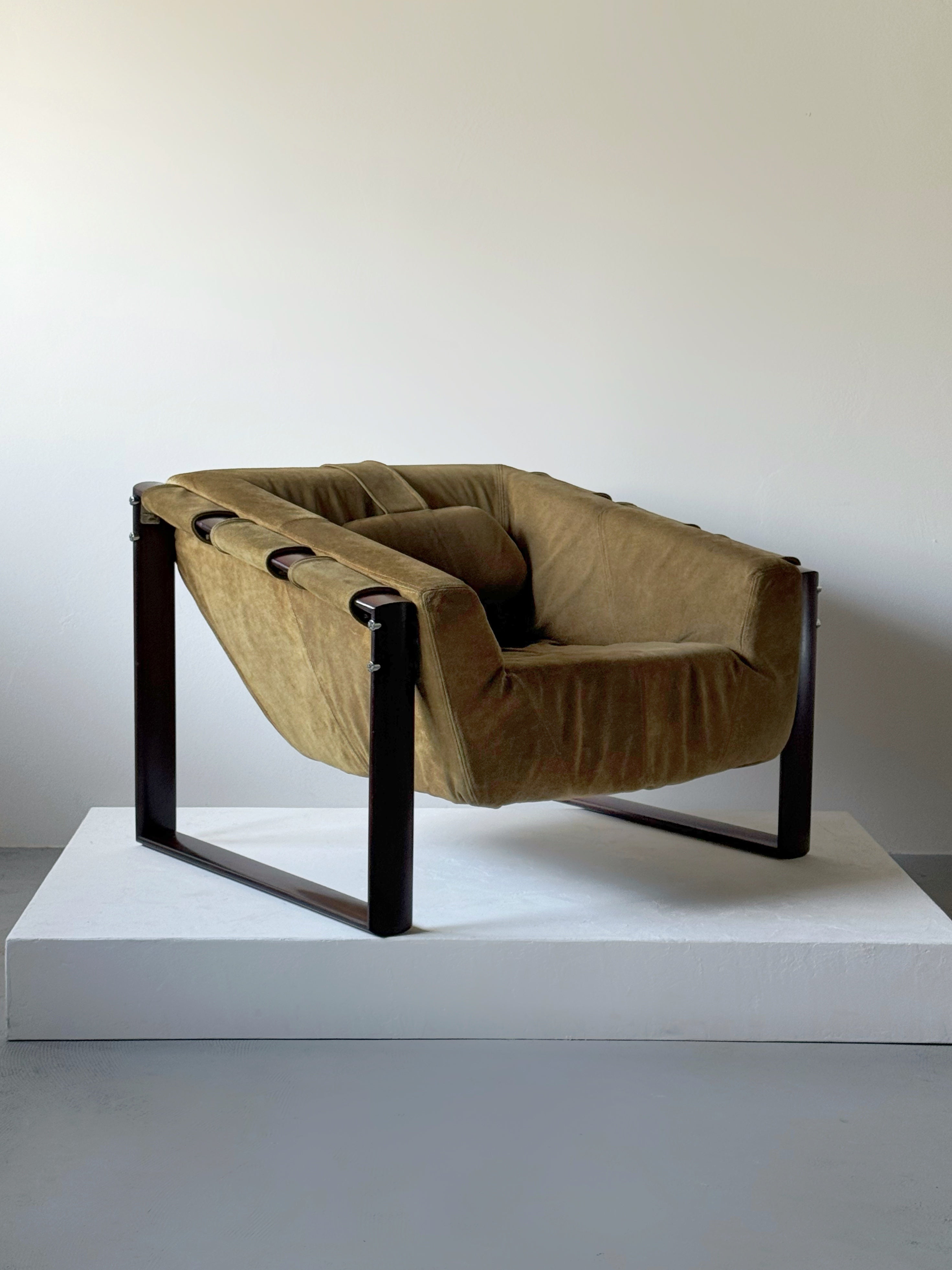 Brazilian Rosewood Lounge Chair by Percival Lafer