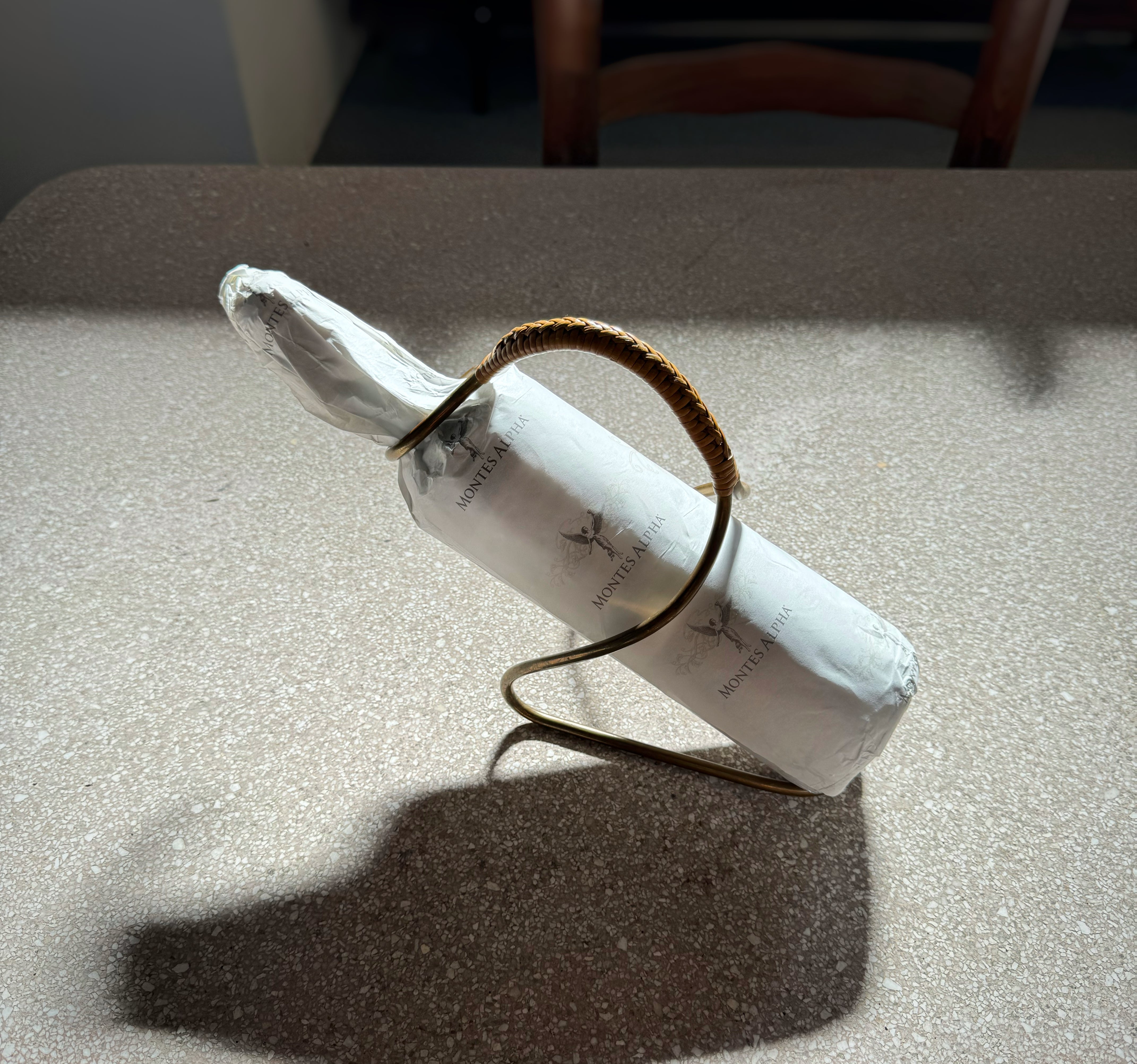 Bottle Holder by Auböck Around 1950s