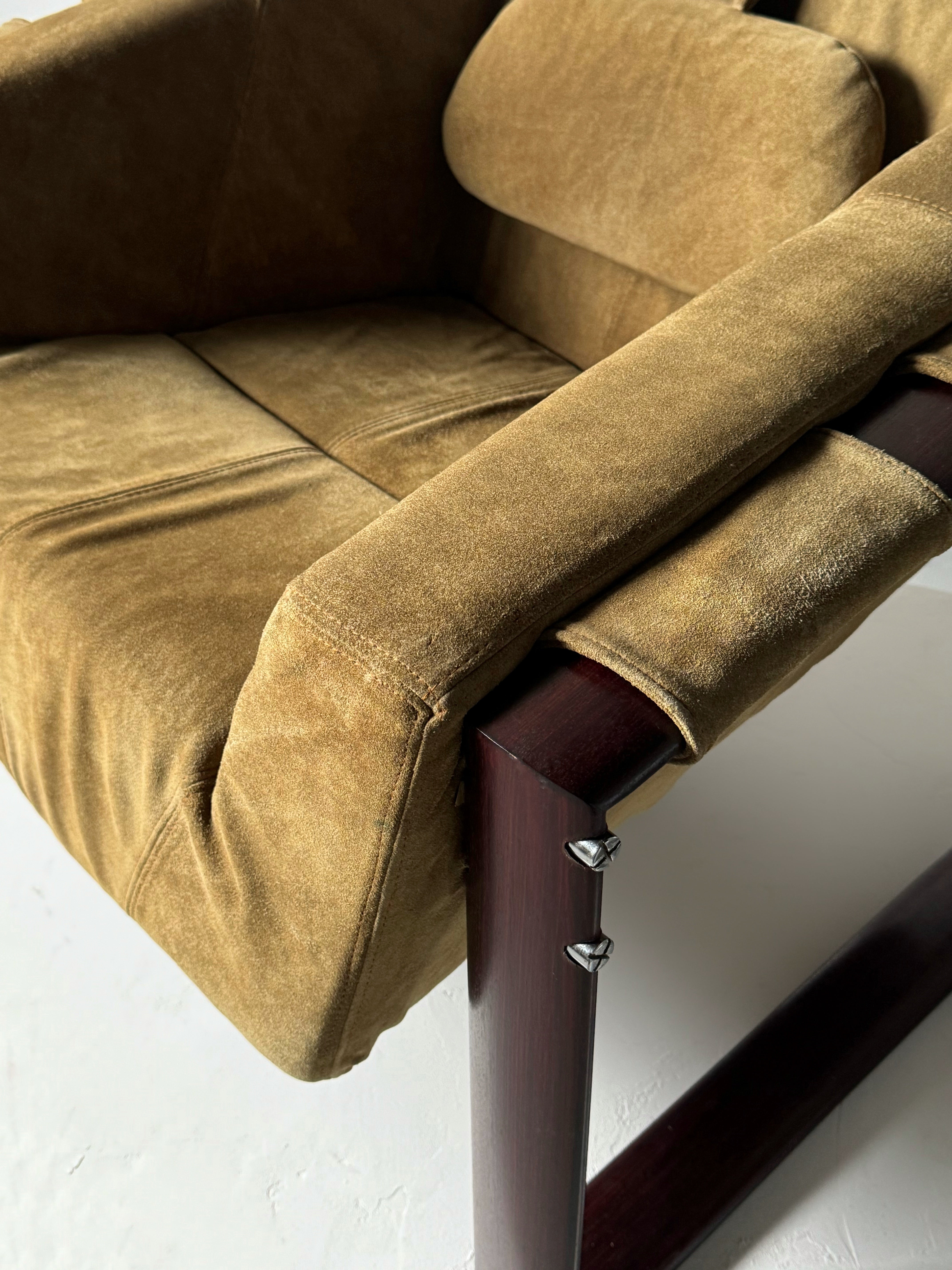 Brazilian Rosewood Lounge Chair by Percival Lafer