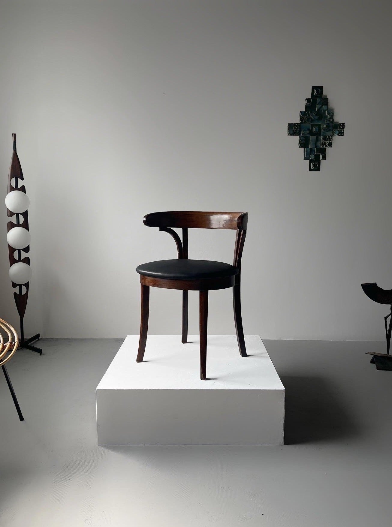 Vintage Danish Beech Desk Chair by Magnus Stephensen