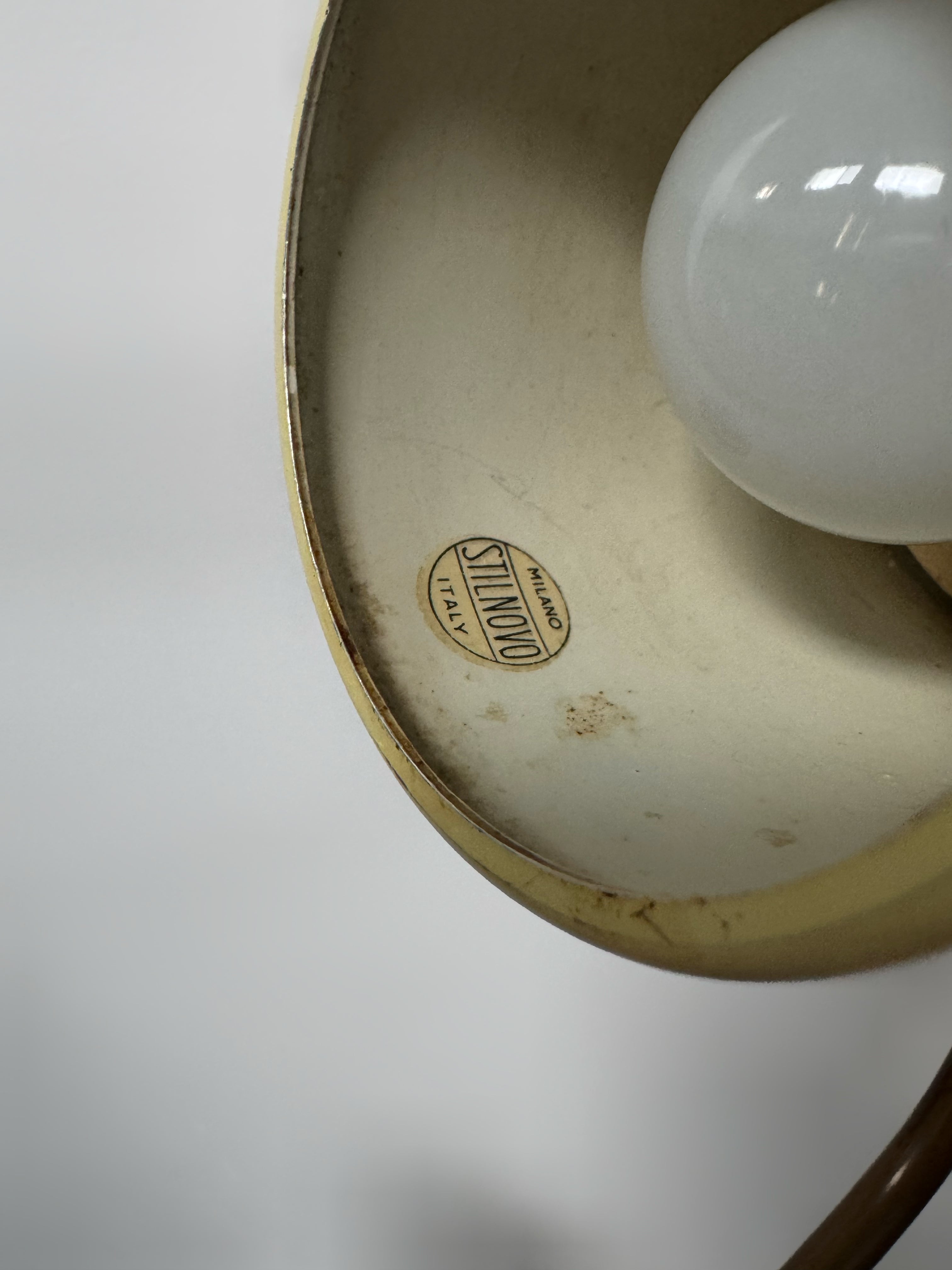1950s Stilnovo Adjustable Metal Table Lamp