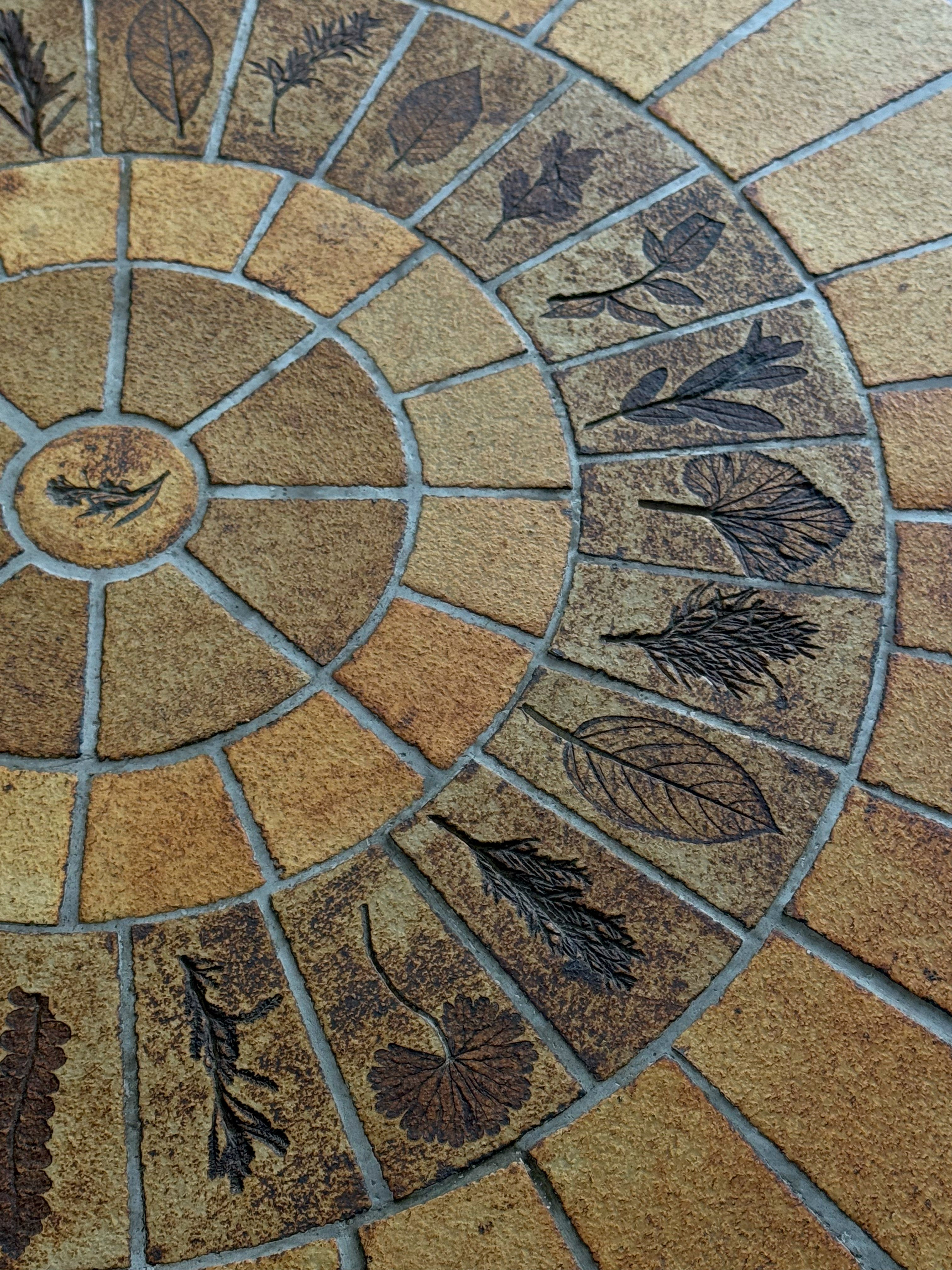 Low round coffee table by Roger Capron