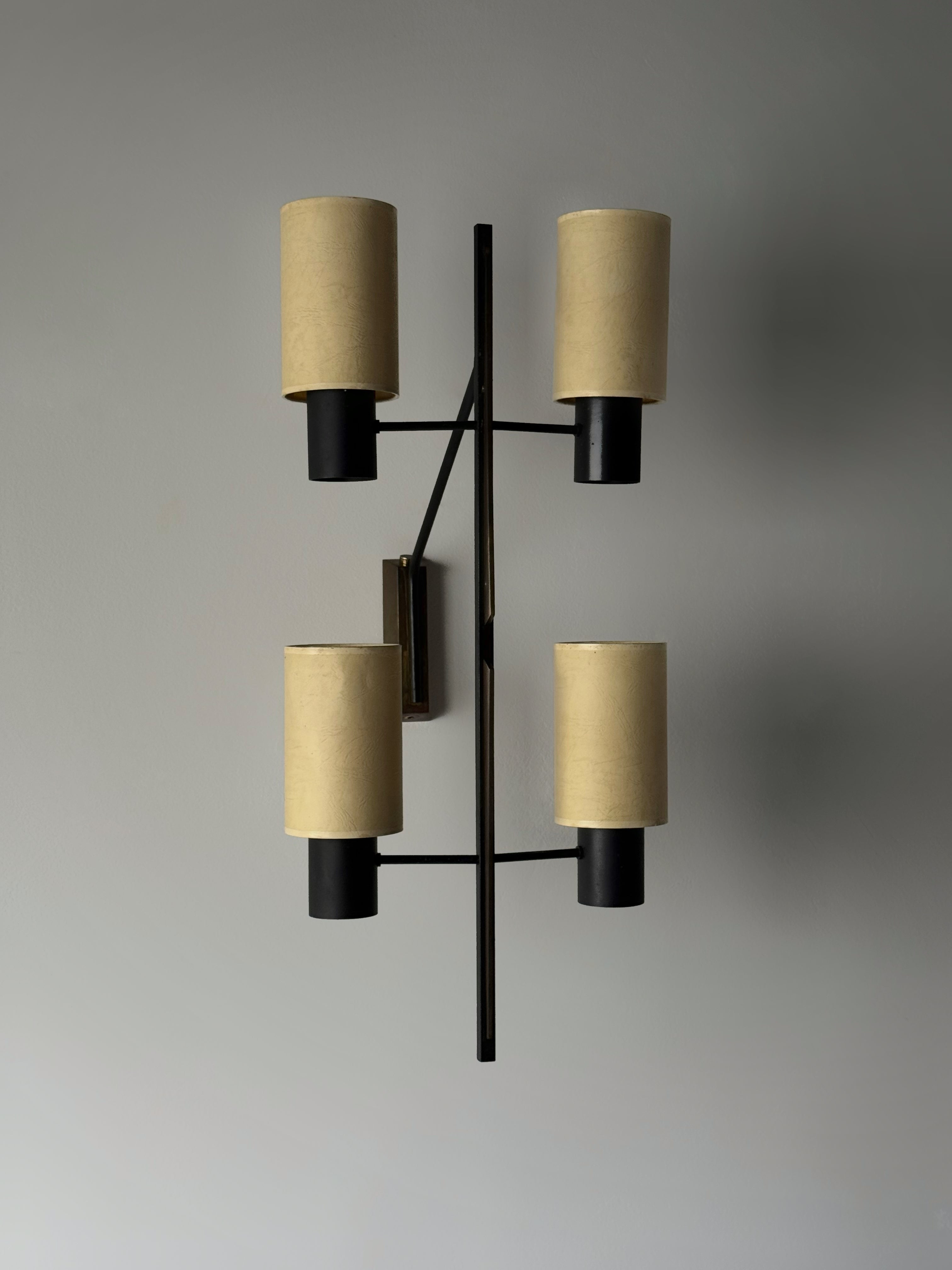 Wall Lamp by Maison Lunel France 1950s