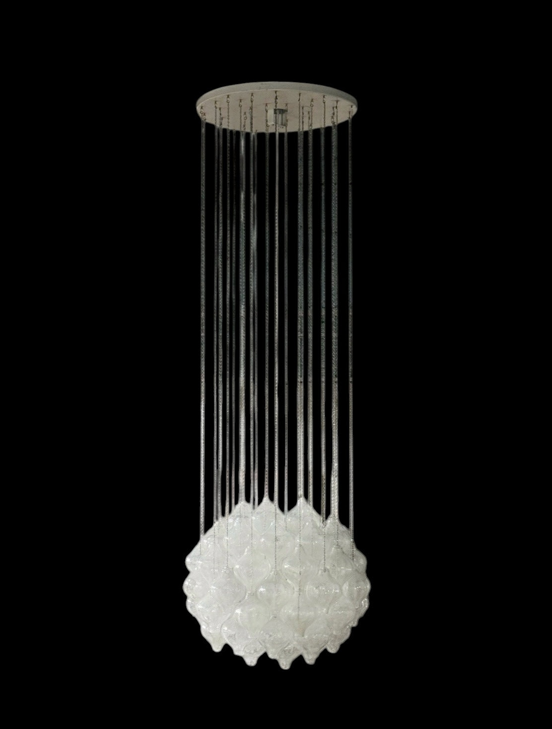 Tulipan Chandelier by J.T. Kalmar, 1960s