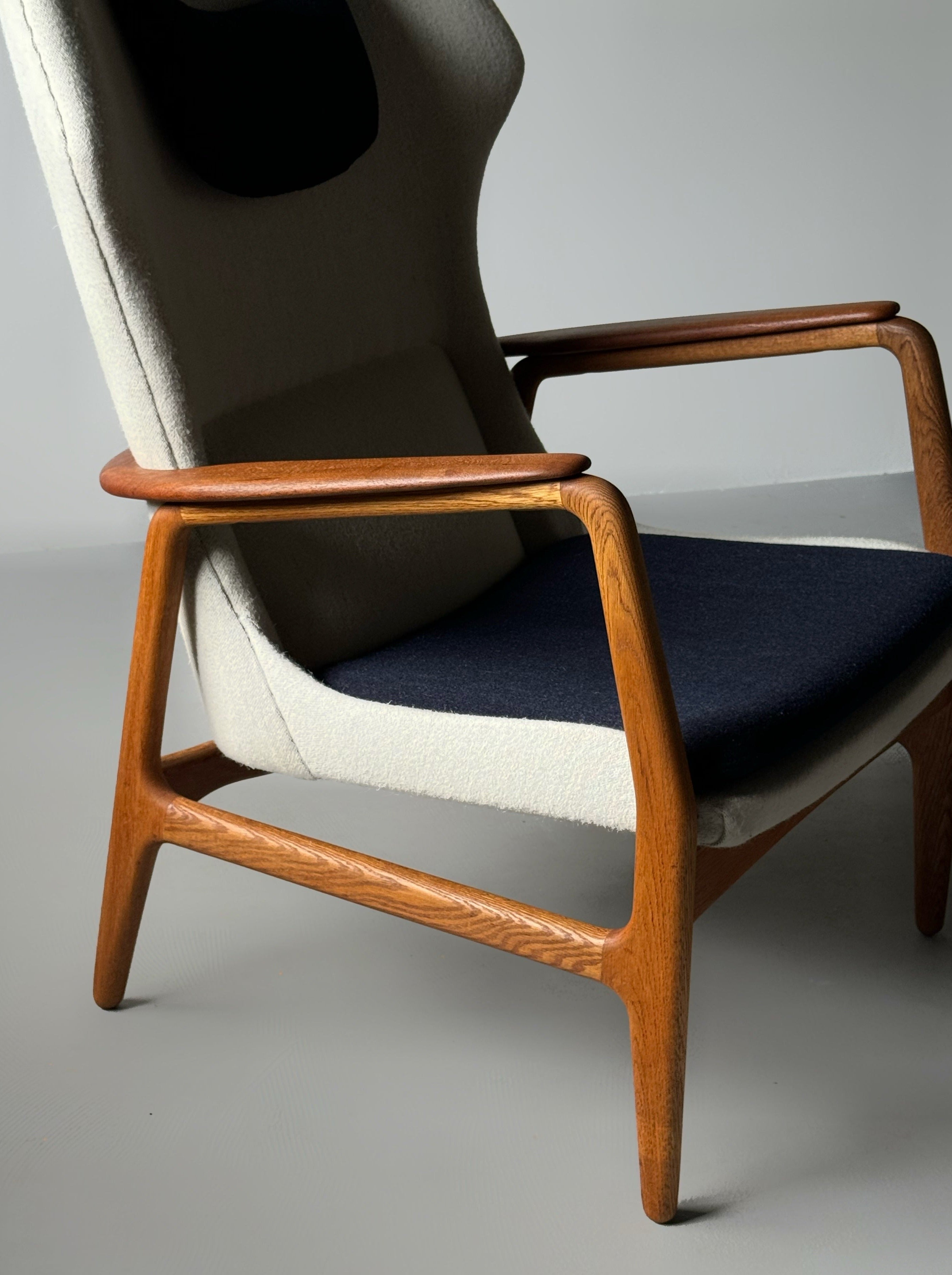 High Back Armchair by Arnold Madsen & Henry Schubell for Bovenkamp, Netherlands 1960s