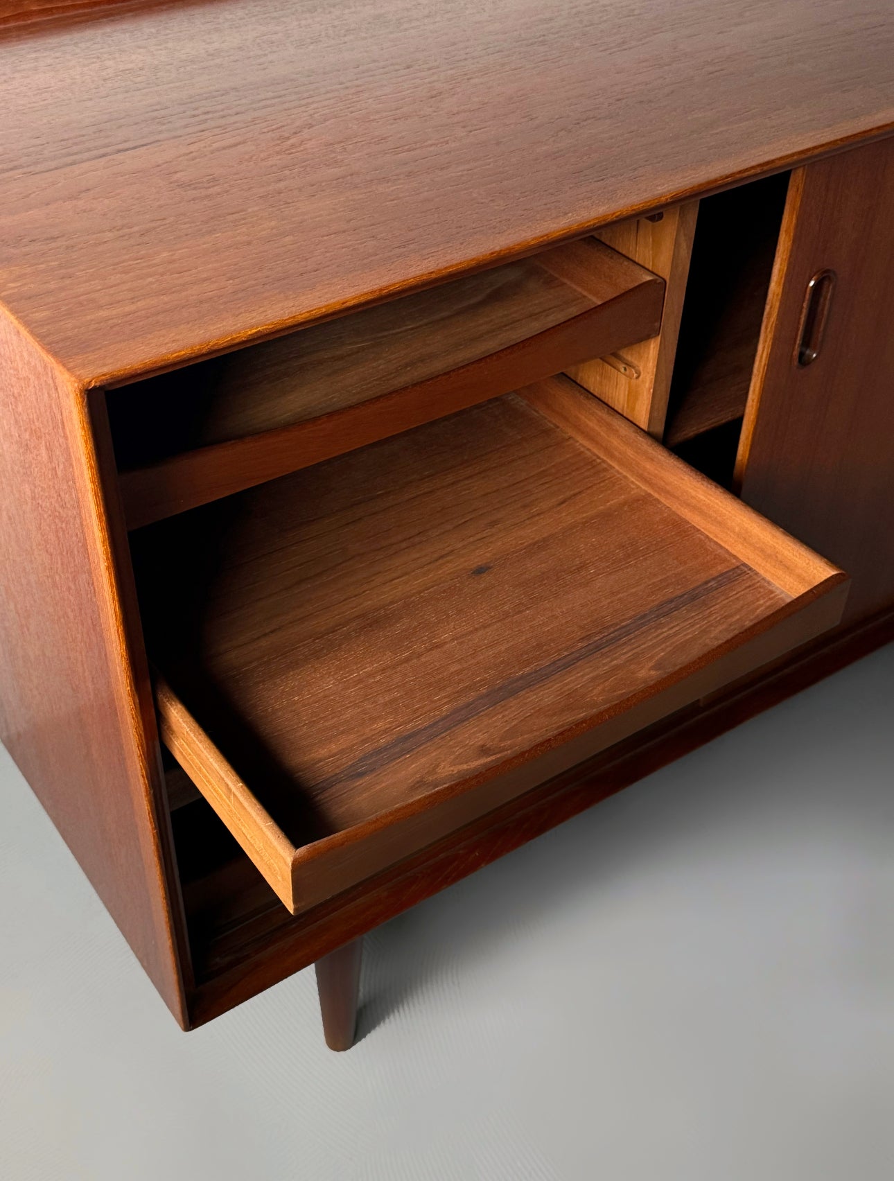 Sideboard OS11 in Teak with Reversible Doors by Arne Vodder for Sibast, Denmark 1950s