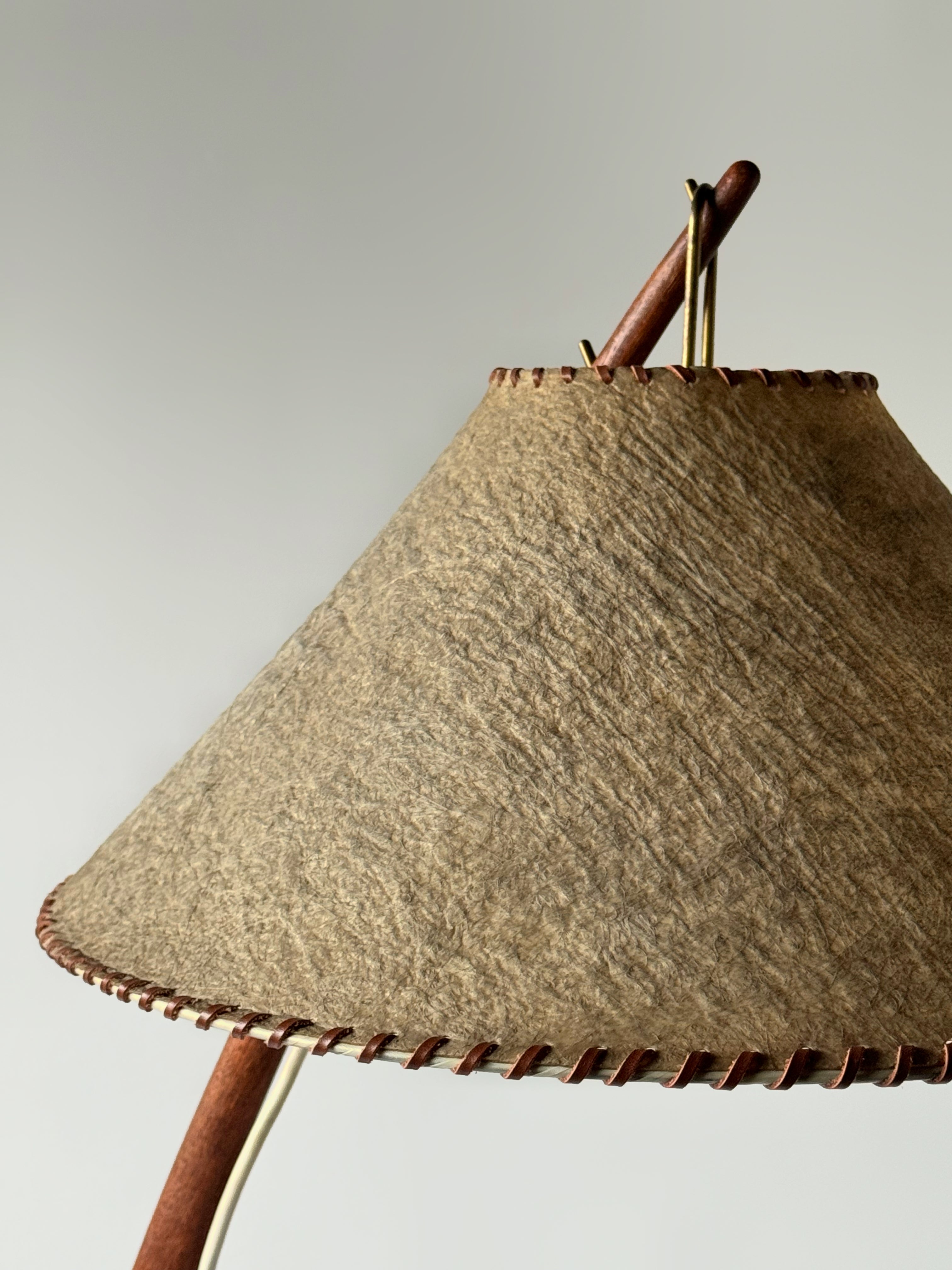 Table Lamps "Dornstab" by J.T. Kalmar For Kalmar Werkstatten Austria 1947