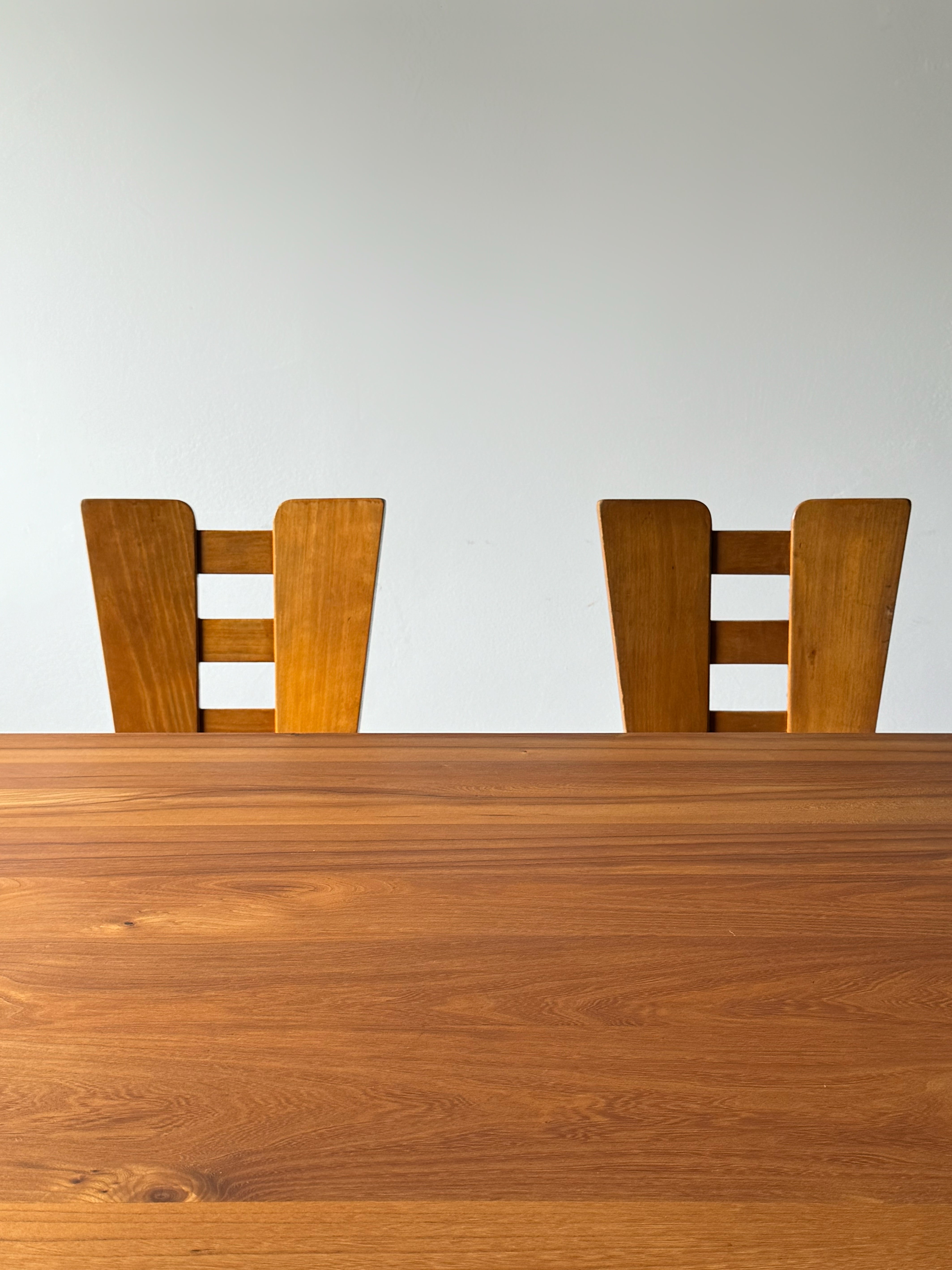 Set of 4 Chairs by Henri Jacques Le Meme, France 1938