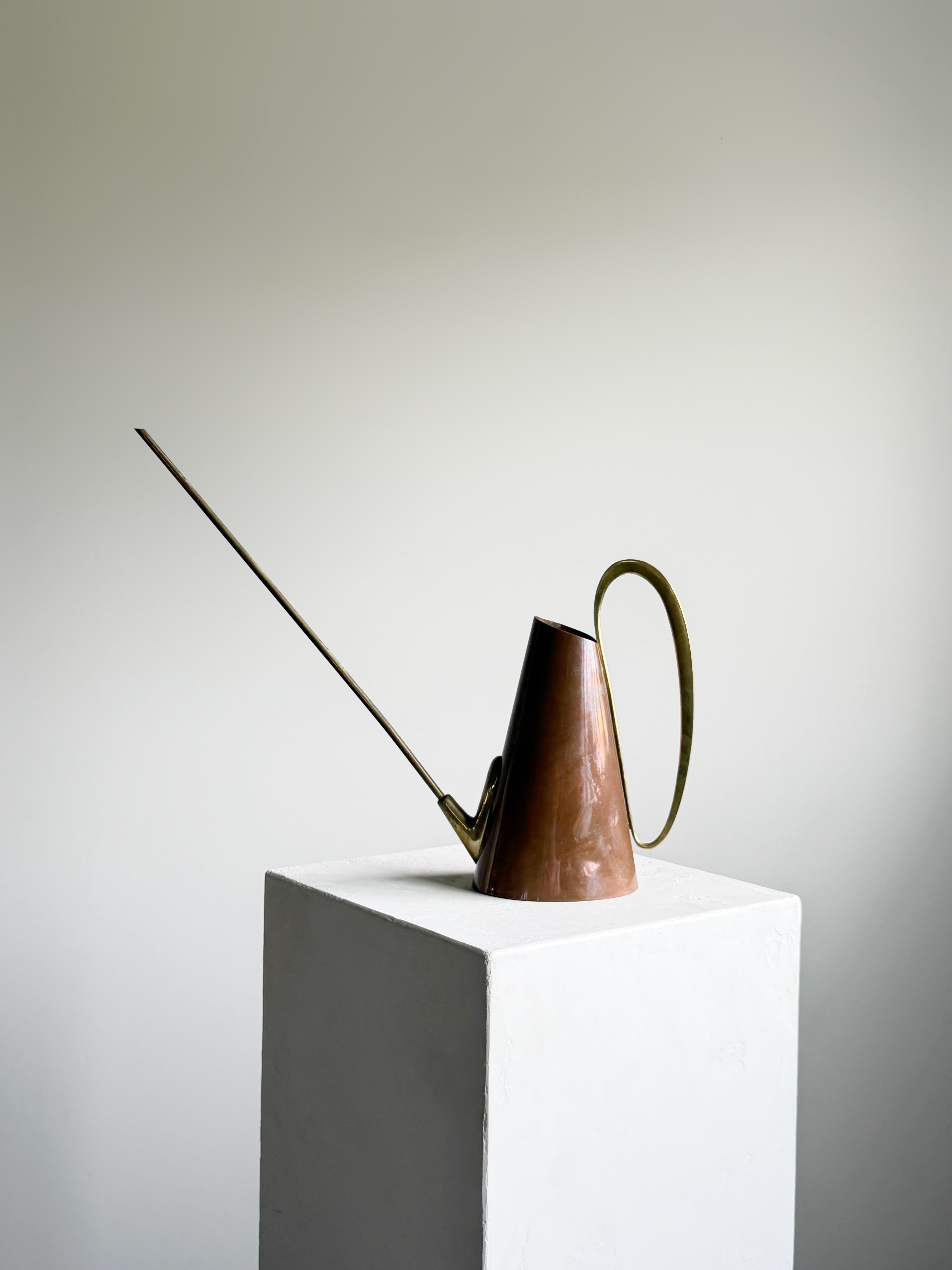 Karl Hagenauer Watering Can Copper & Brass, Vienna 1950s 