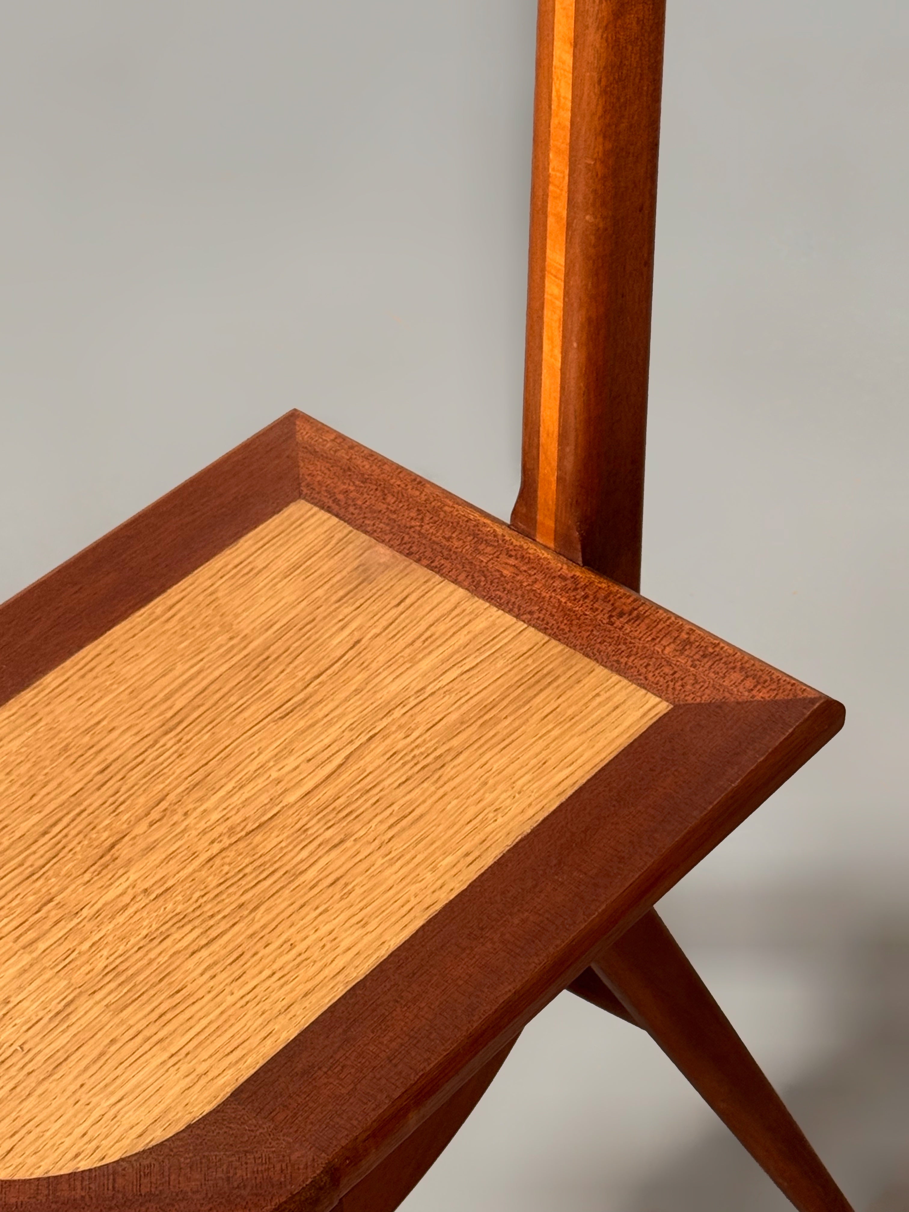 Tripod Floor Lamp with Shelf, France 1960s