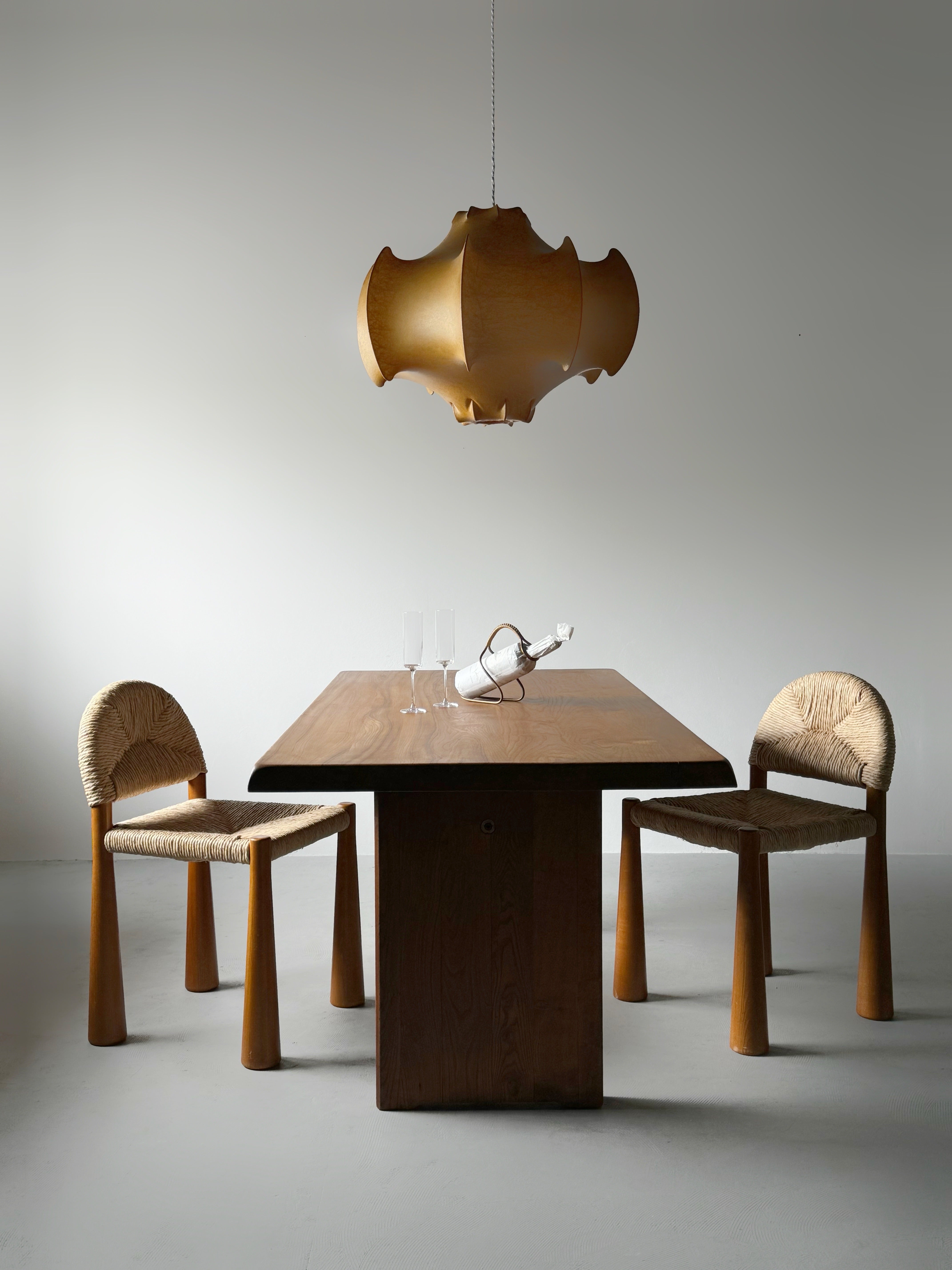 T14 Dining Table by Pierre Chapo, France