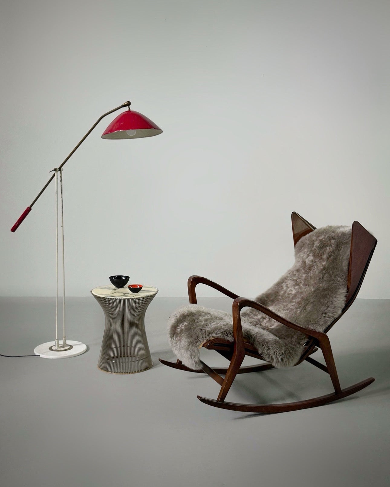 Side Table with Marble Top by Warren Platner for knoll 1966