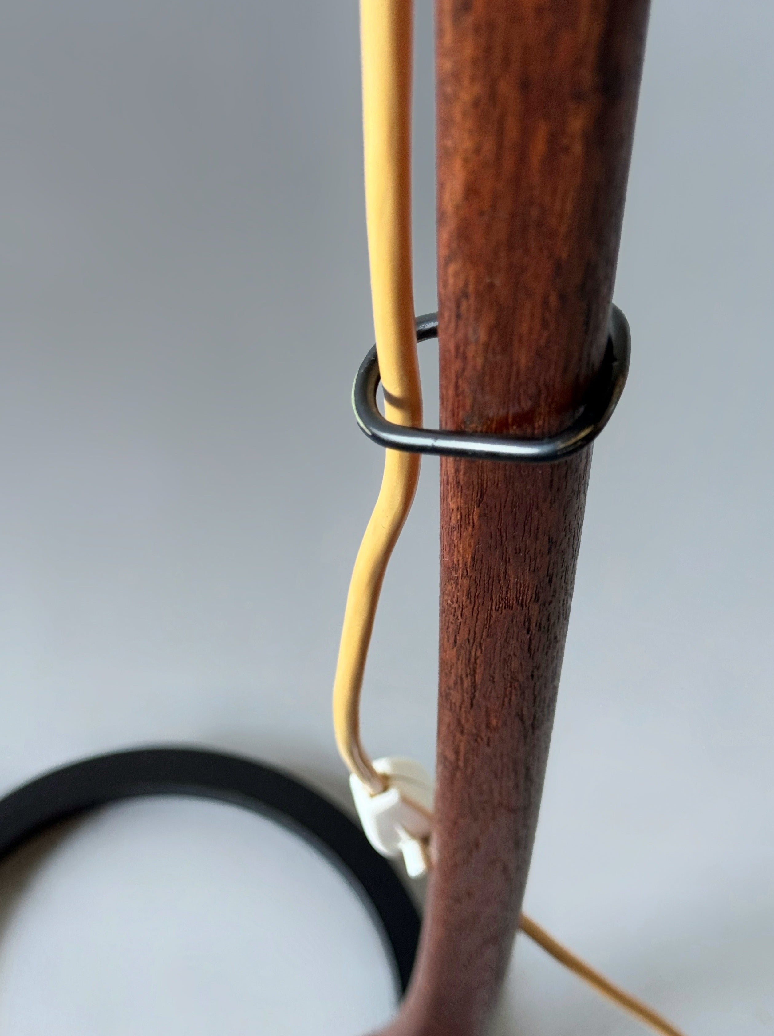 Vintage Adjustable Lampshade Floor Lamp 1950s