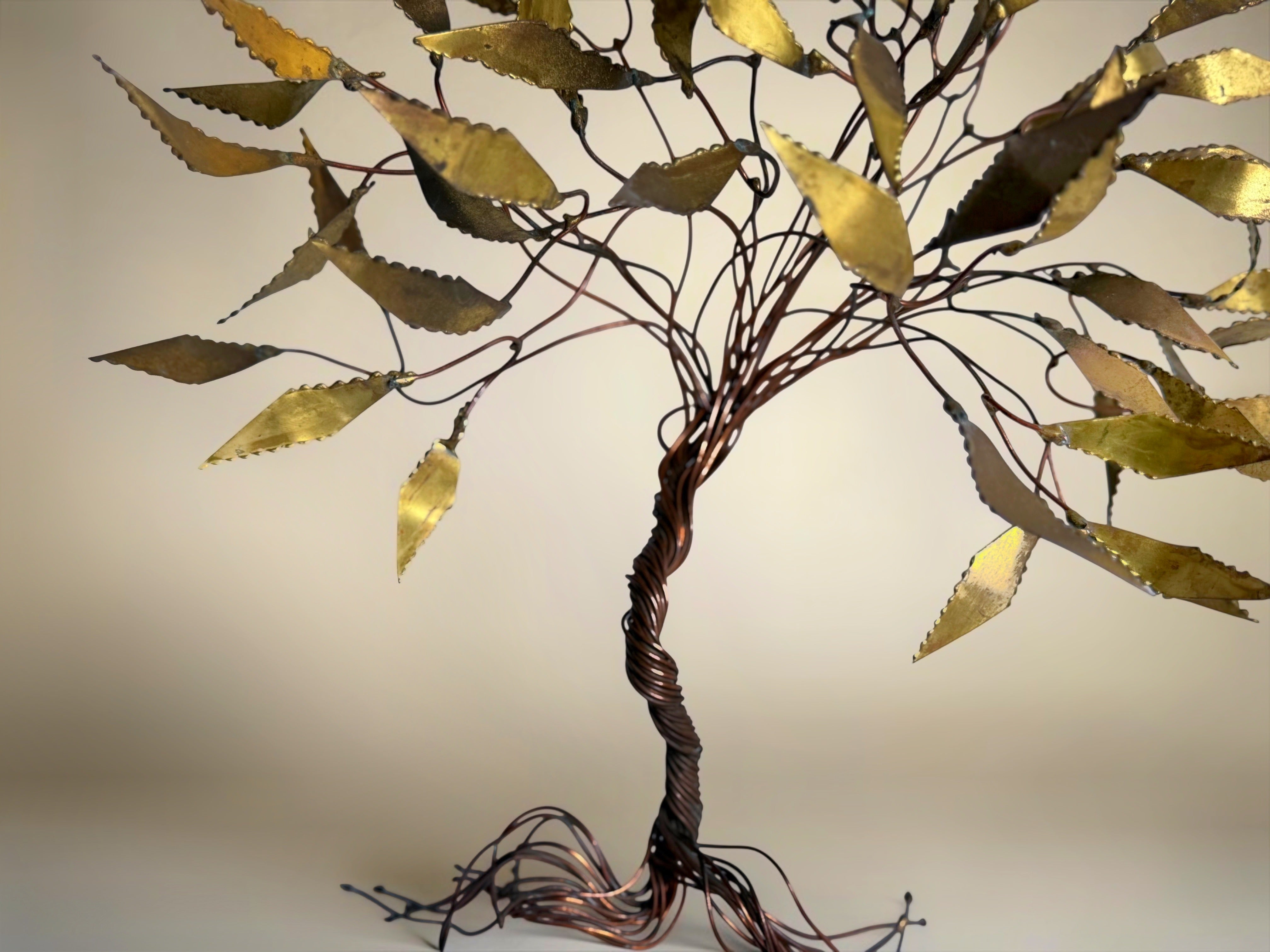 Tree Sculpture in Brass by Daniël Dhaeseleer, Belgium, 1970