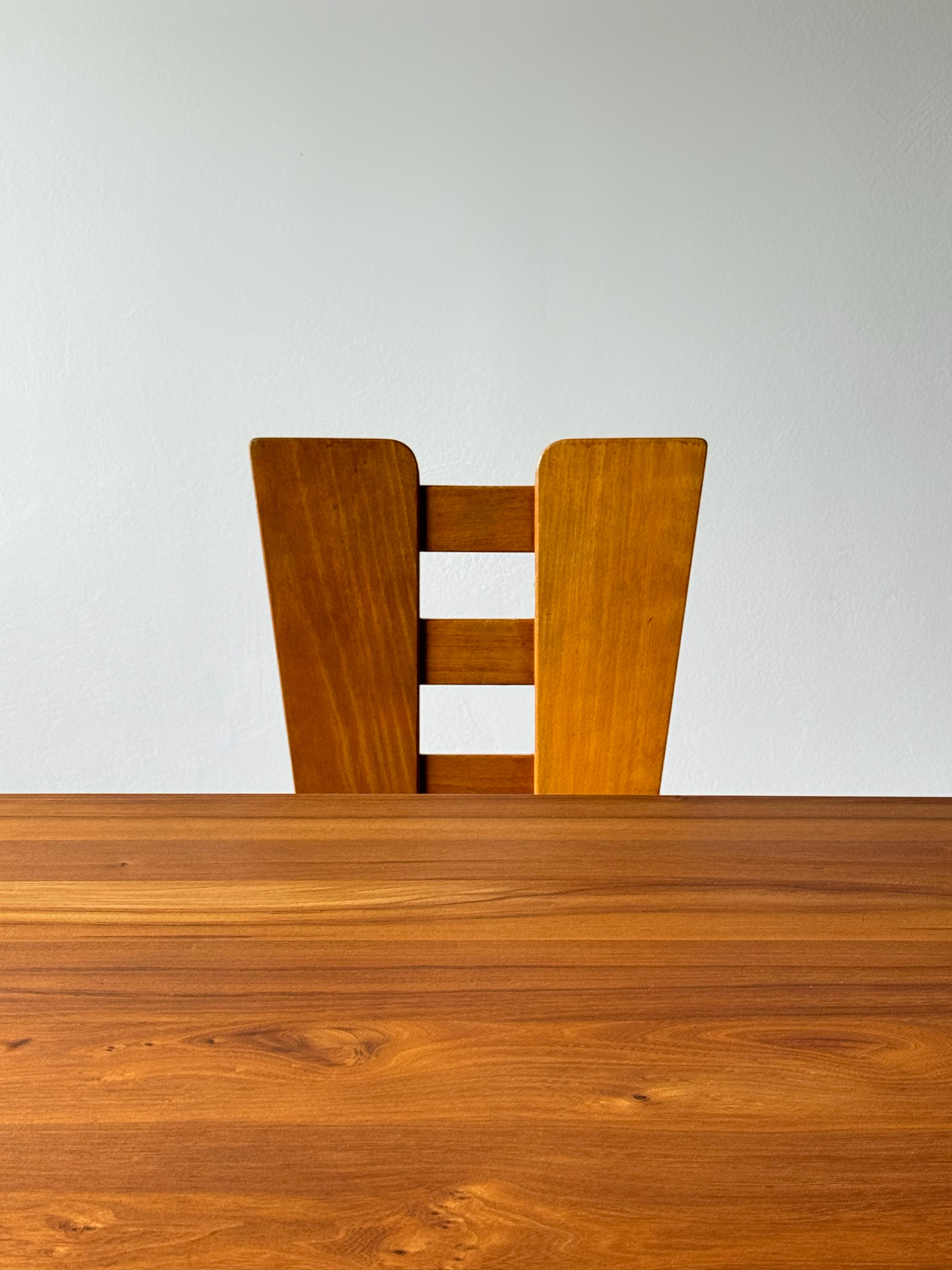 Set of 4 Chairs by Henri Jacques Le Meme, France 1938