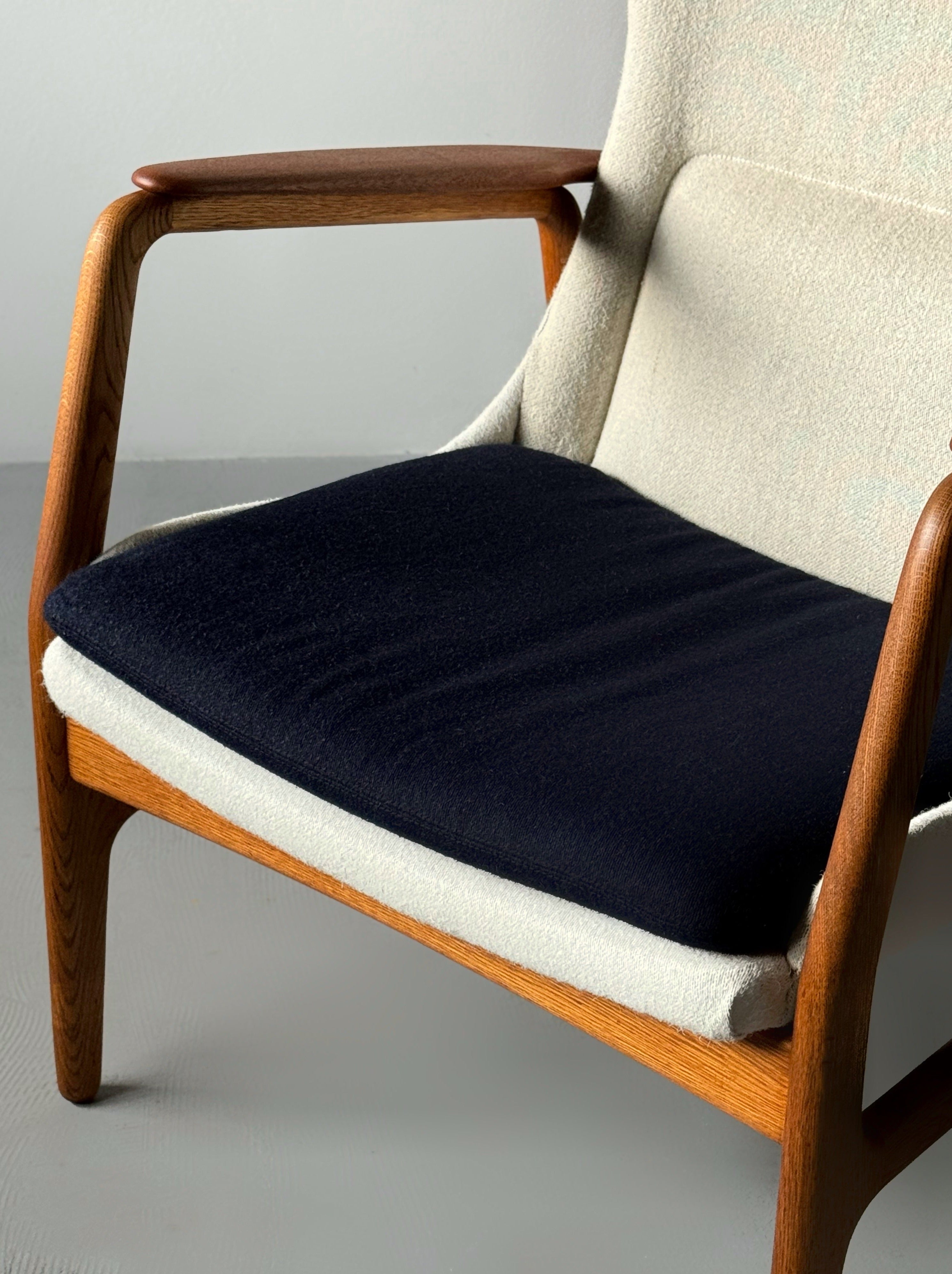 High Back Armchair by Arnold Madsen & Henry Schubell for Bovenkamp, Netherlands 1960s