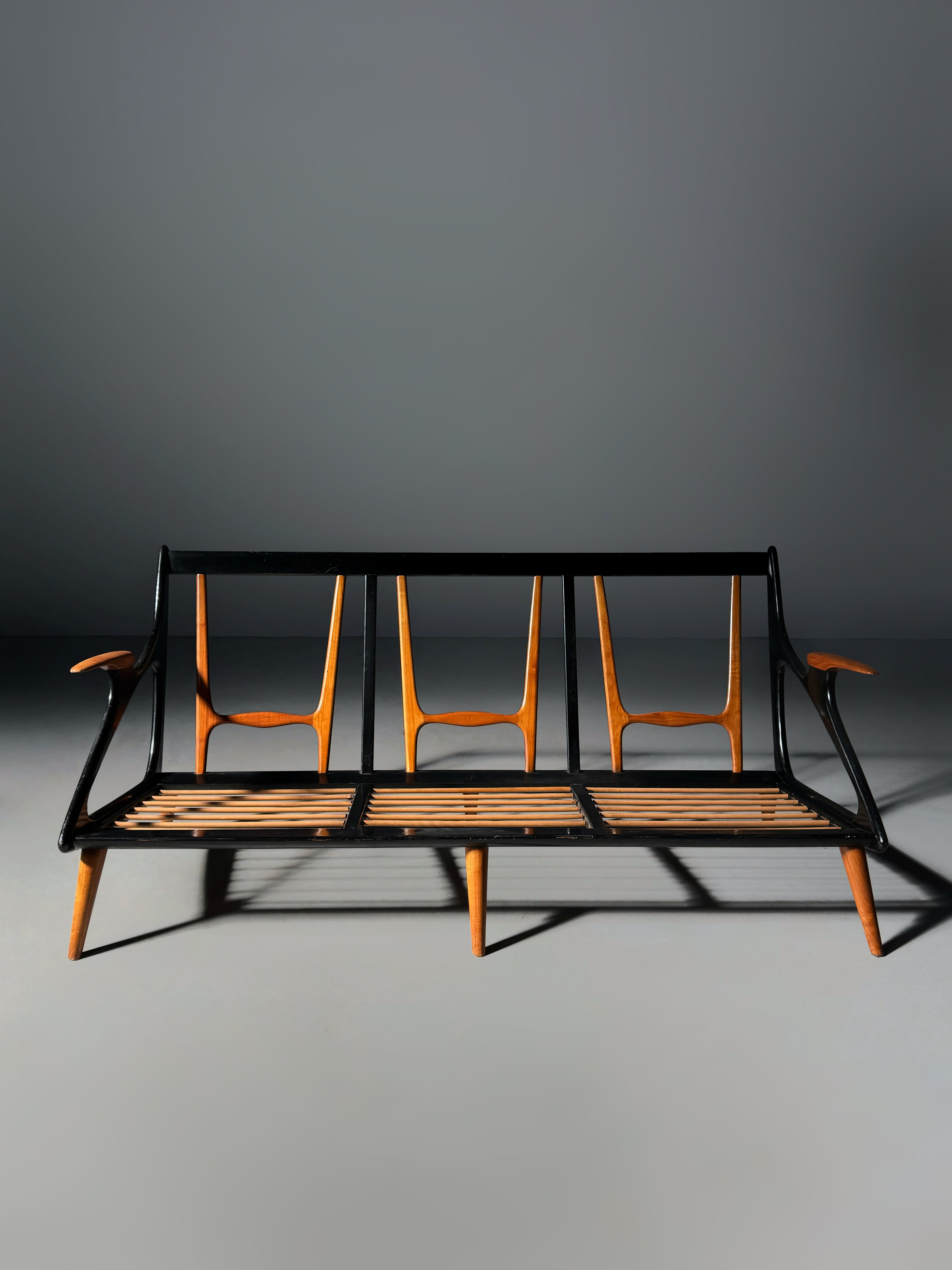 3 seater sofa with coffee table by Spruij Holland, 1954