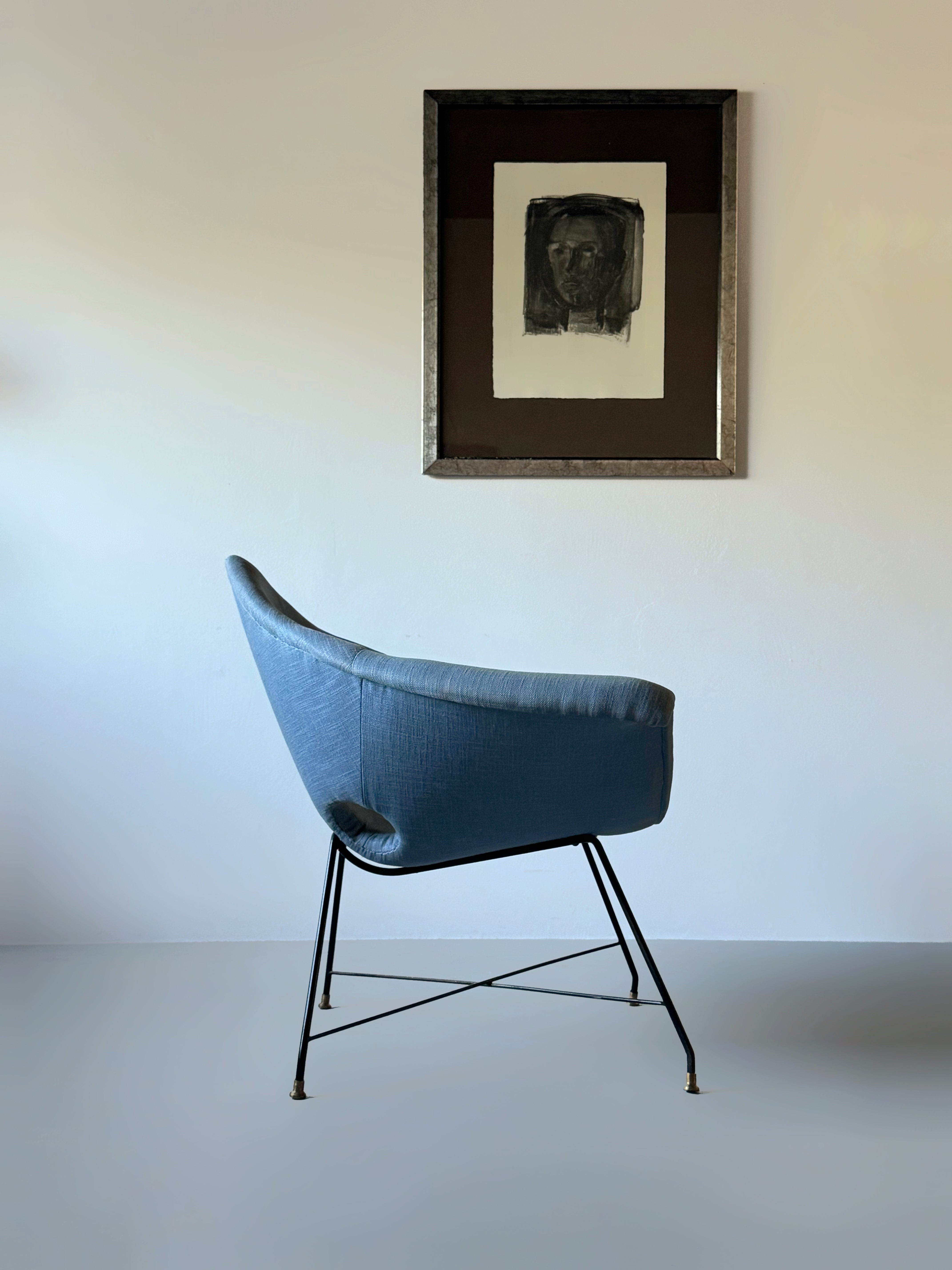 Lounge chair by Augusto Bozzi for Saporiti 1950s