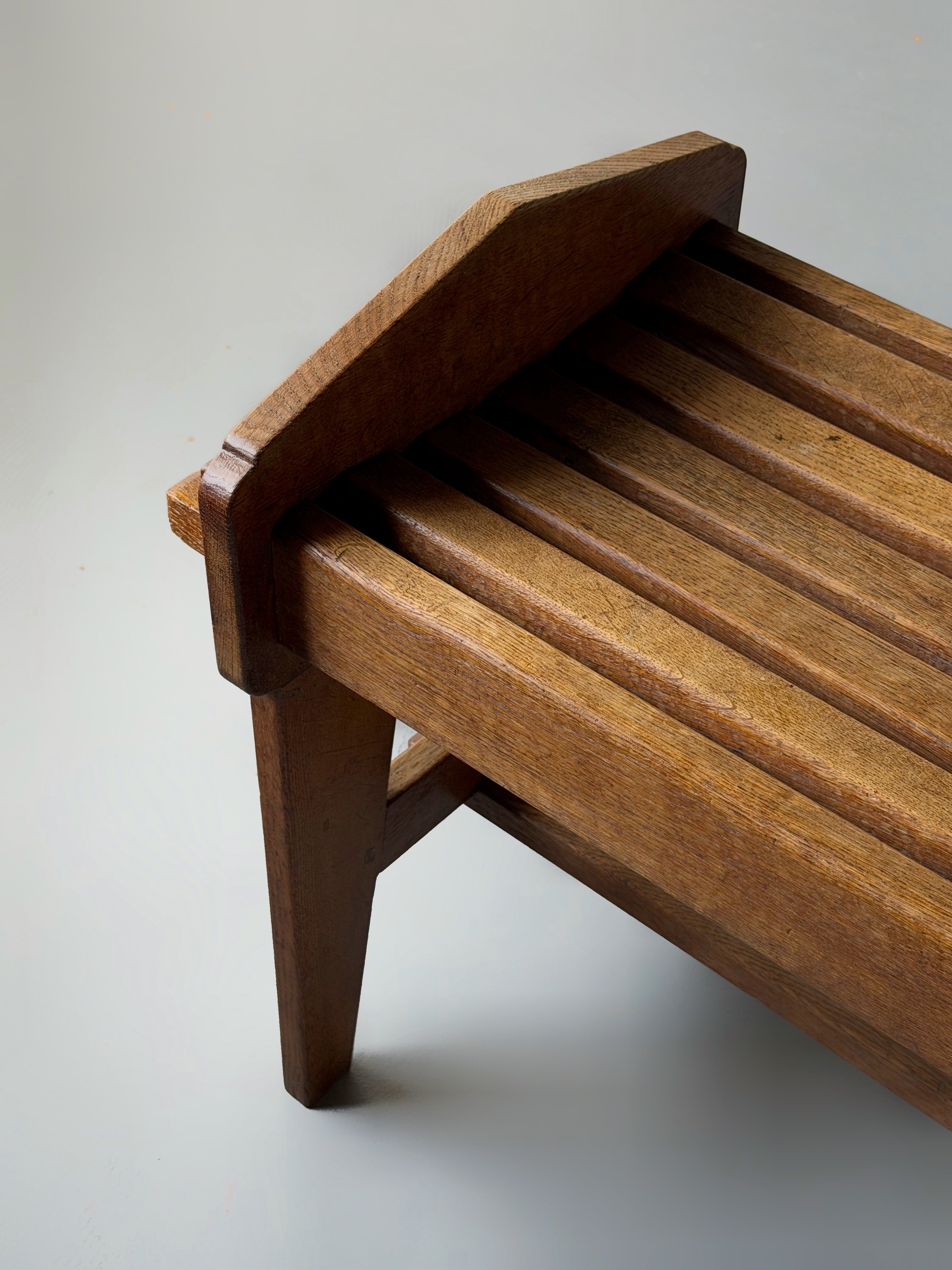Arts and Crafts Stool, 1940s