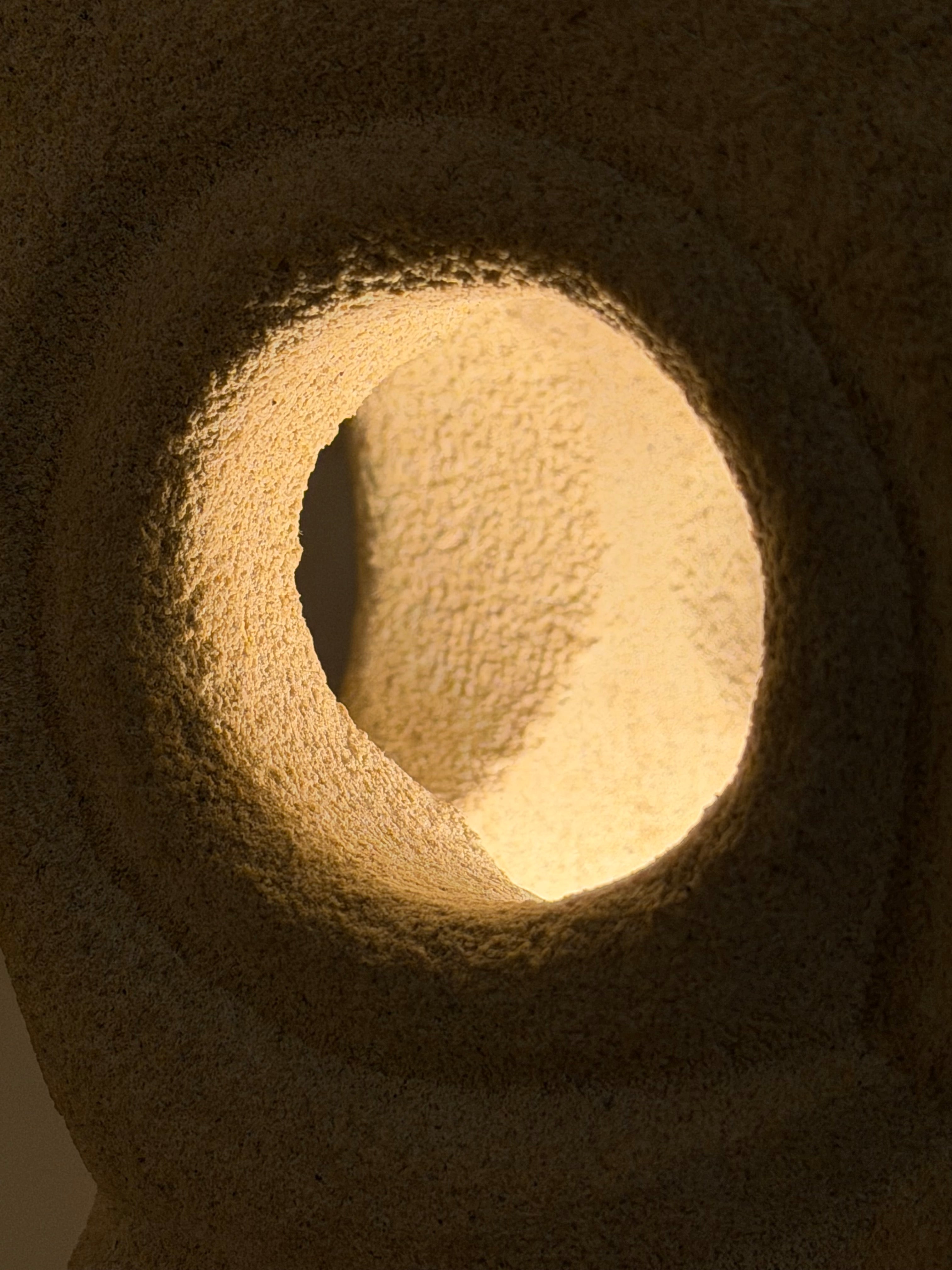 Pair of Table Lamps in Stone by Albert Tormos, France 1960s