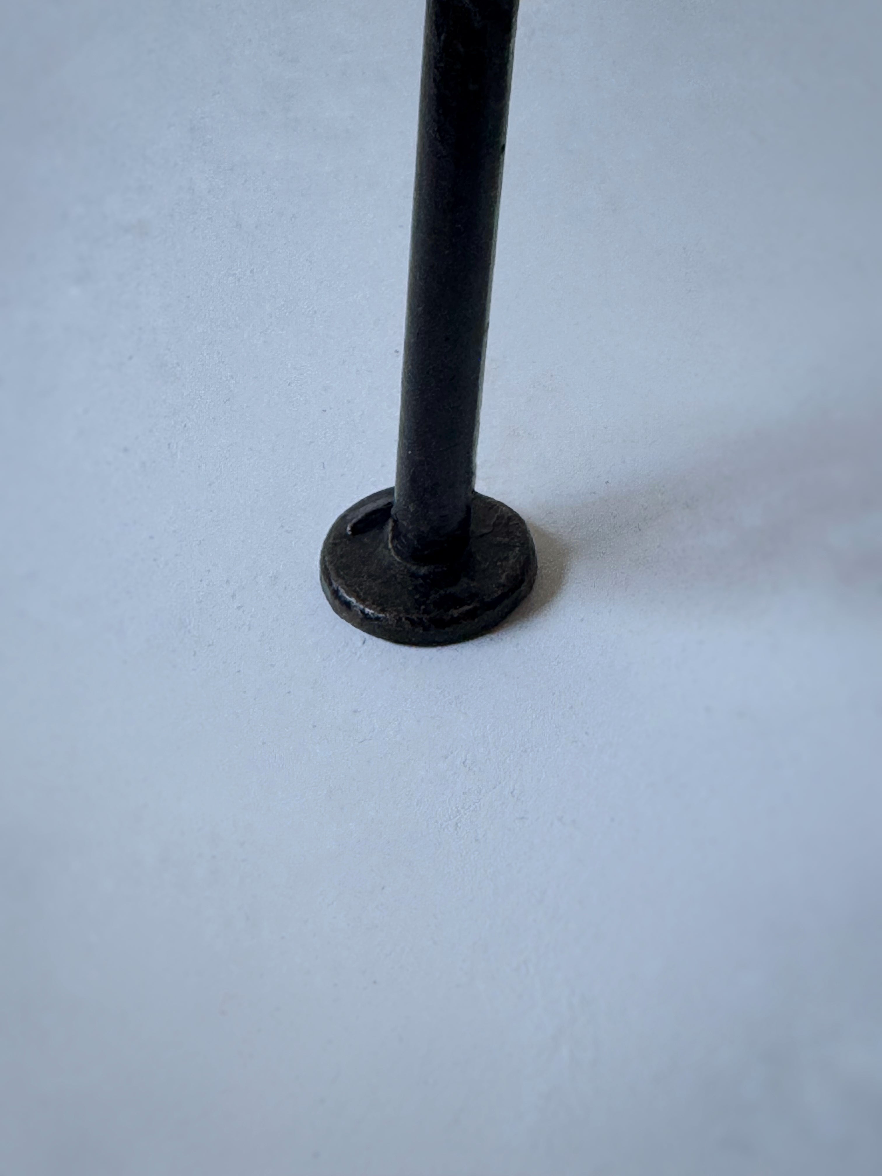 Mid century record storage cabinet with tambour door