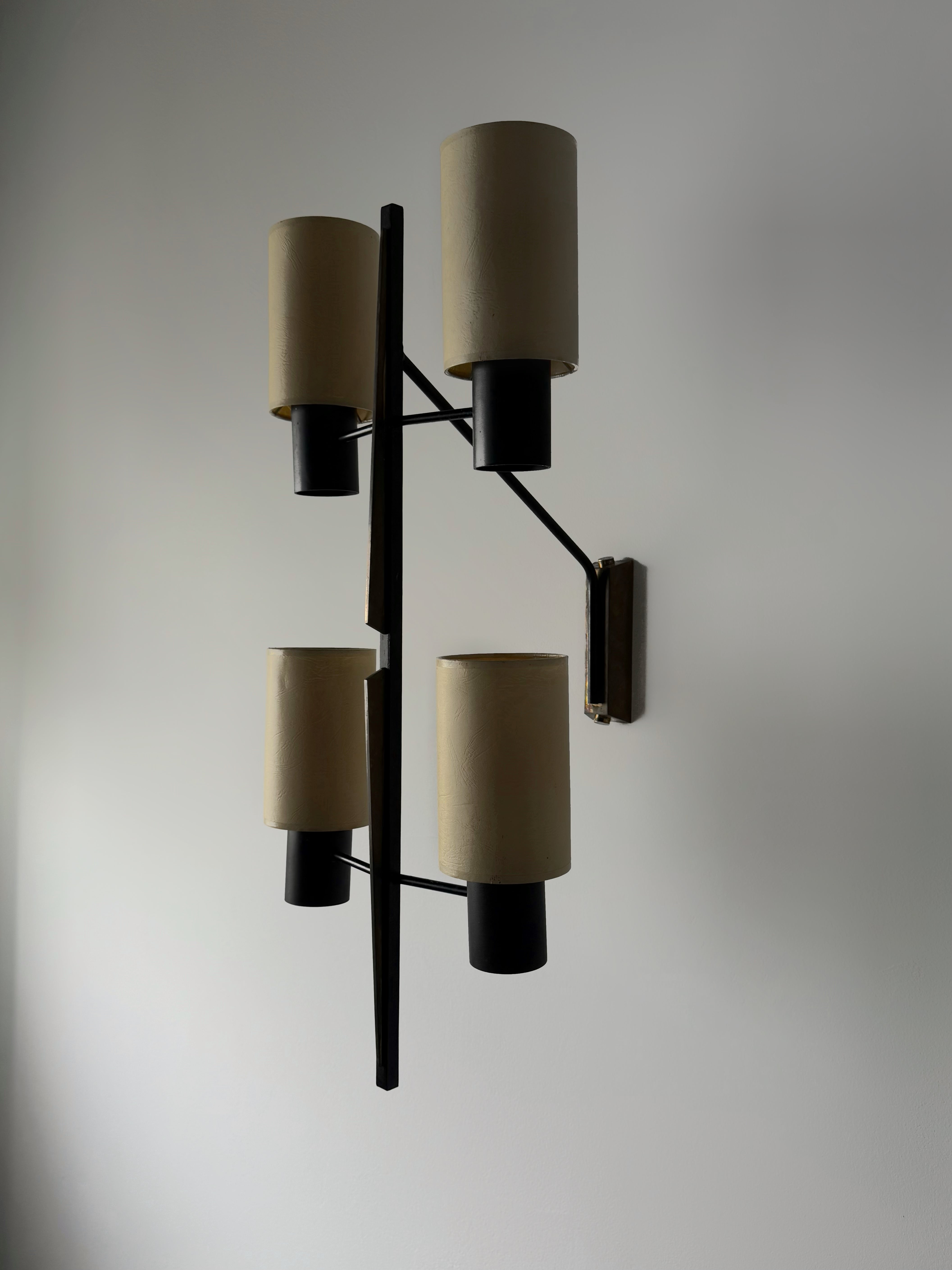 Wall Lamp by Maison Lunel France 1950s