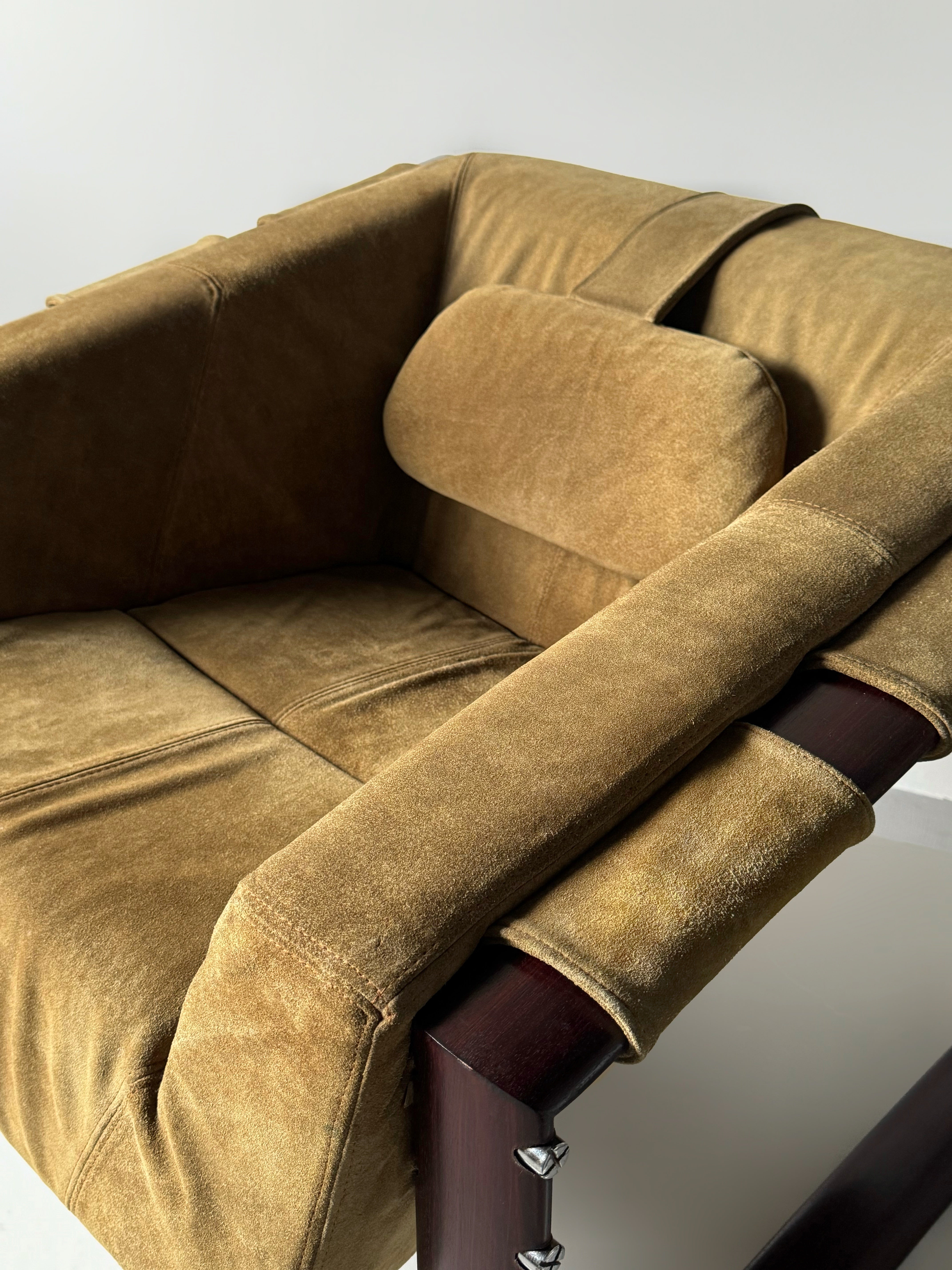 Brazilian Rosewood Lounge Chair by Percival Lafer